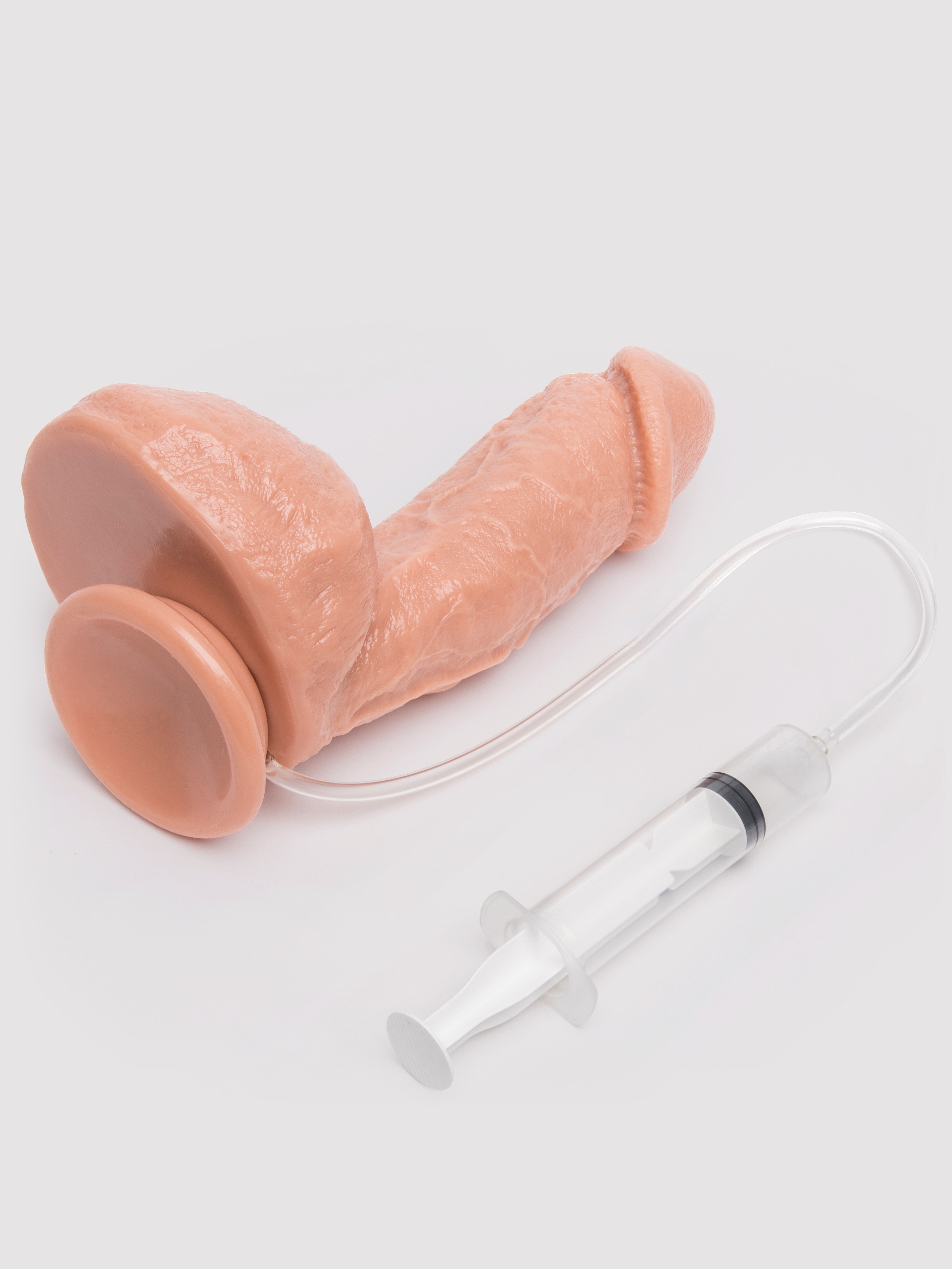 Doc Johnson Realistic Ejaculating Dildo 5.5 Inch, Flesh Pink, hi-res