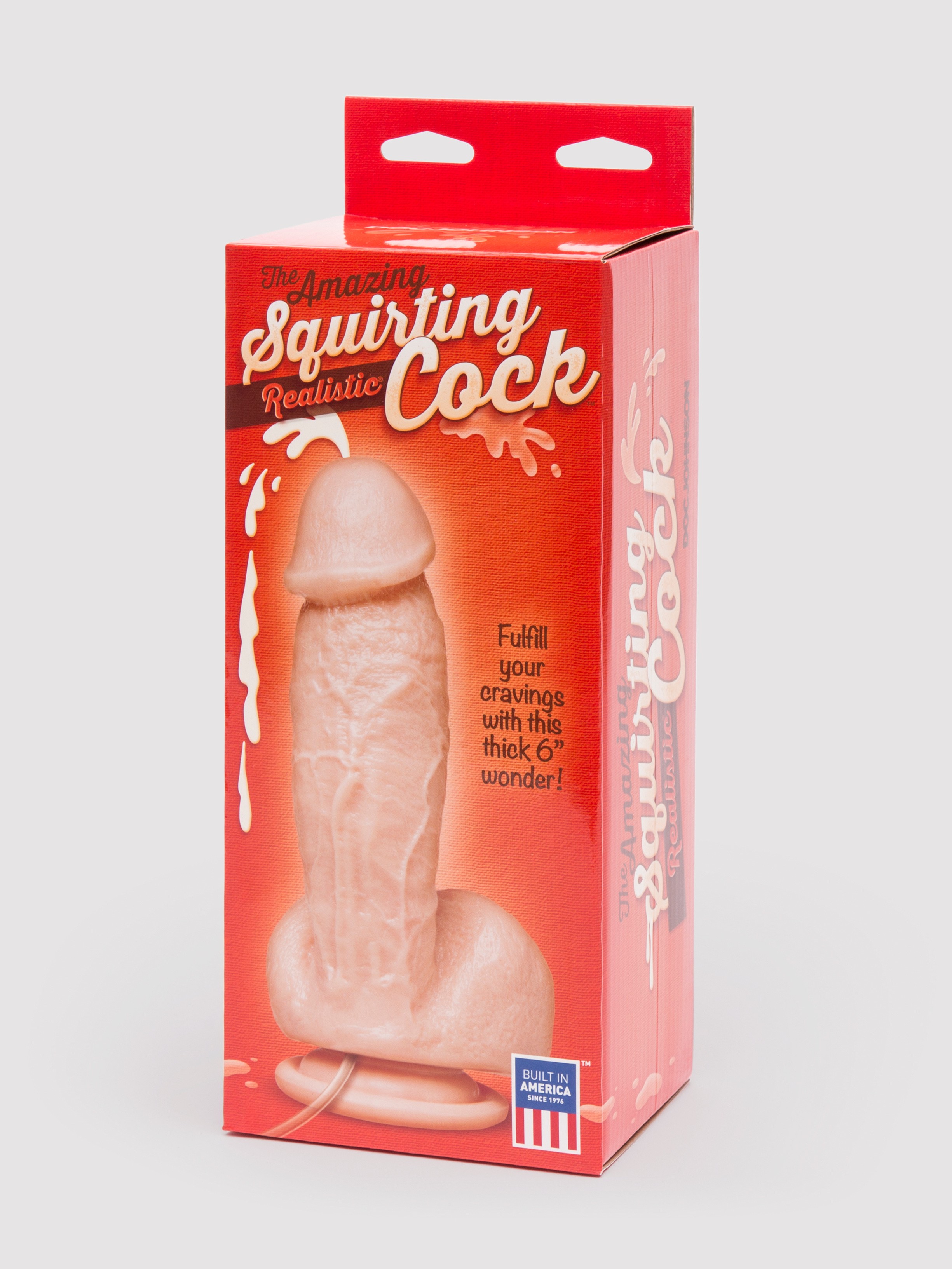 Doc Johnson Realistic Ejaculating Dildo 5.5 Inch, Flesh Pink, hi-res