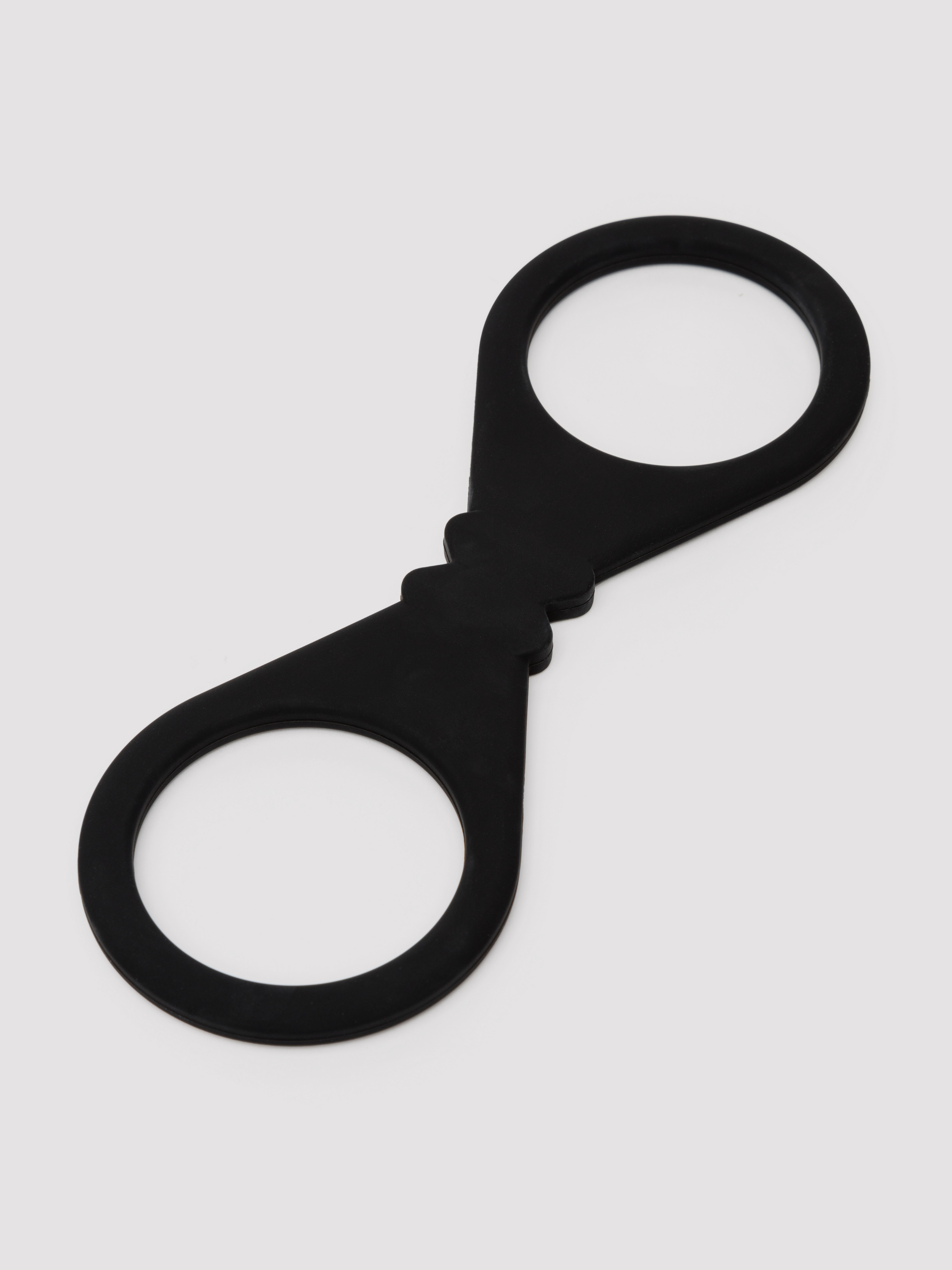 Lovehoney Silicone Quick Cuffs, Black, hi-res