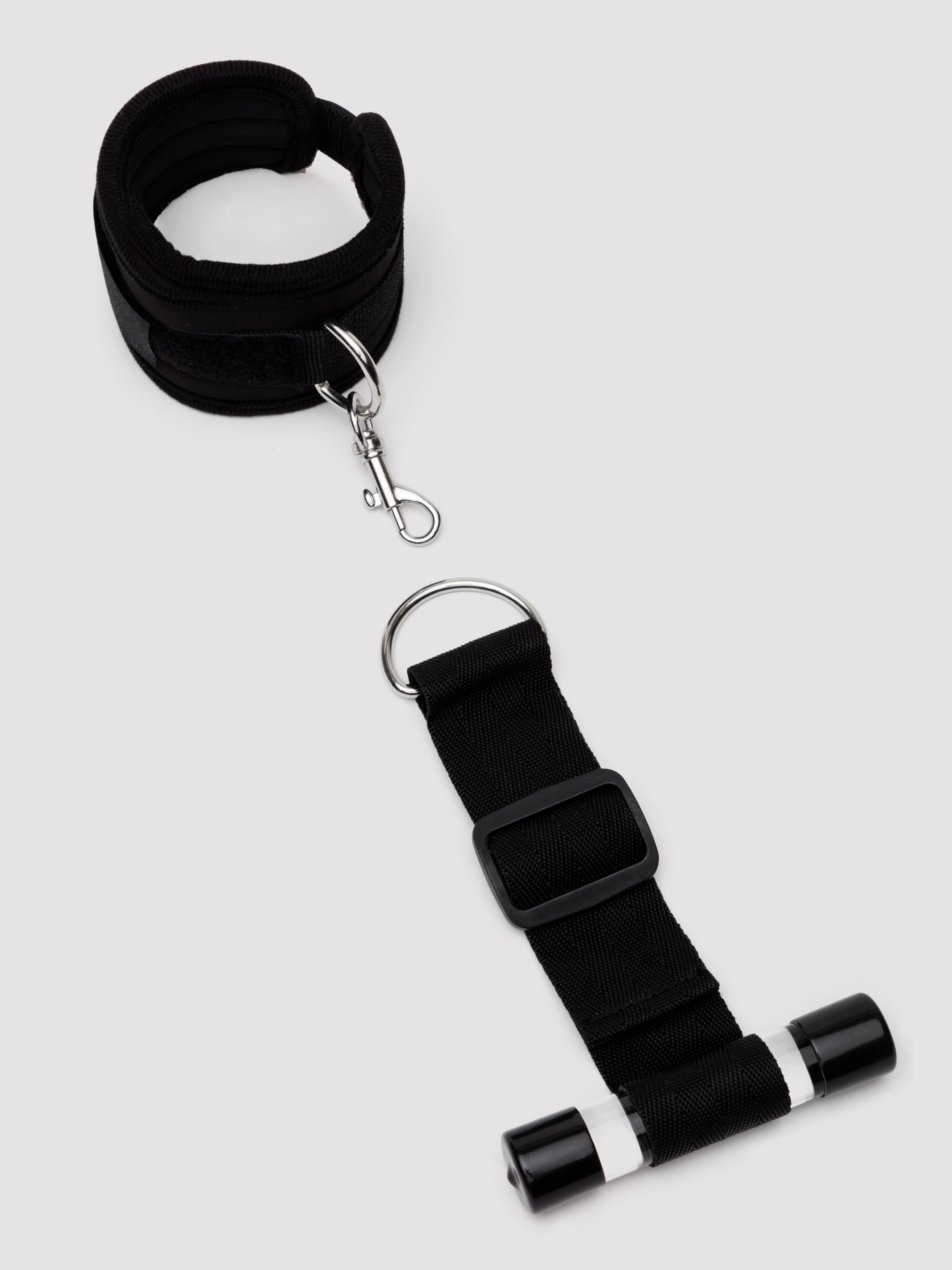 Bondage Boutique Over the Door Restraints , Black, hi-res
