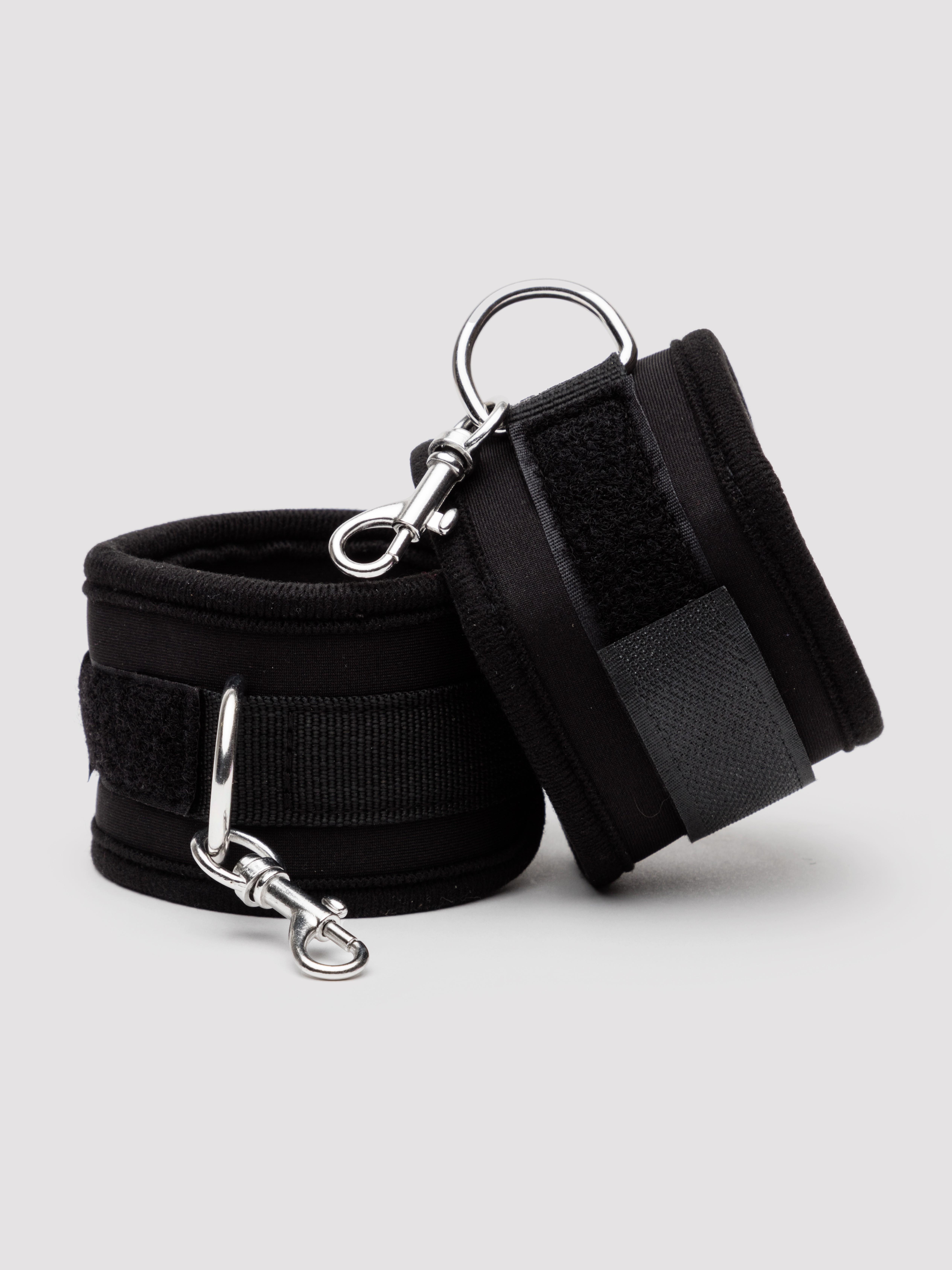 Bondage Boutique Over the Door Restraints , Black, hi-res