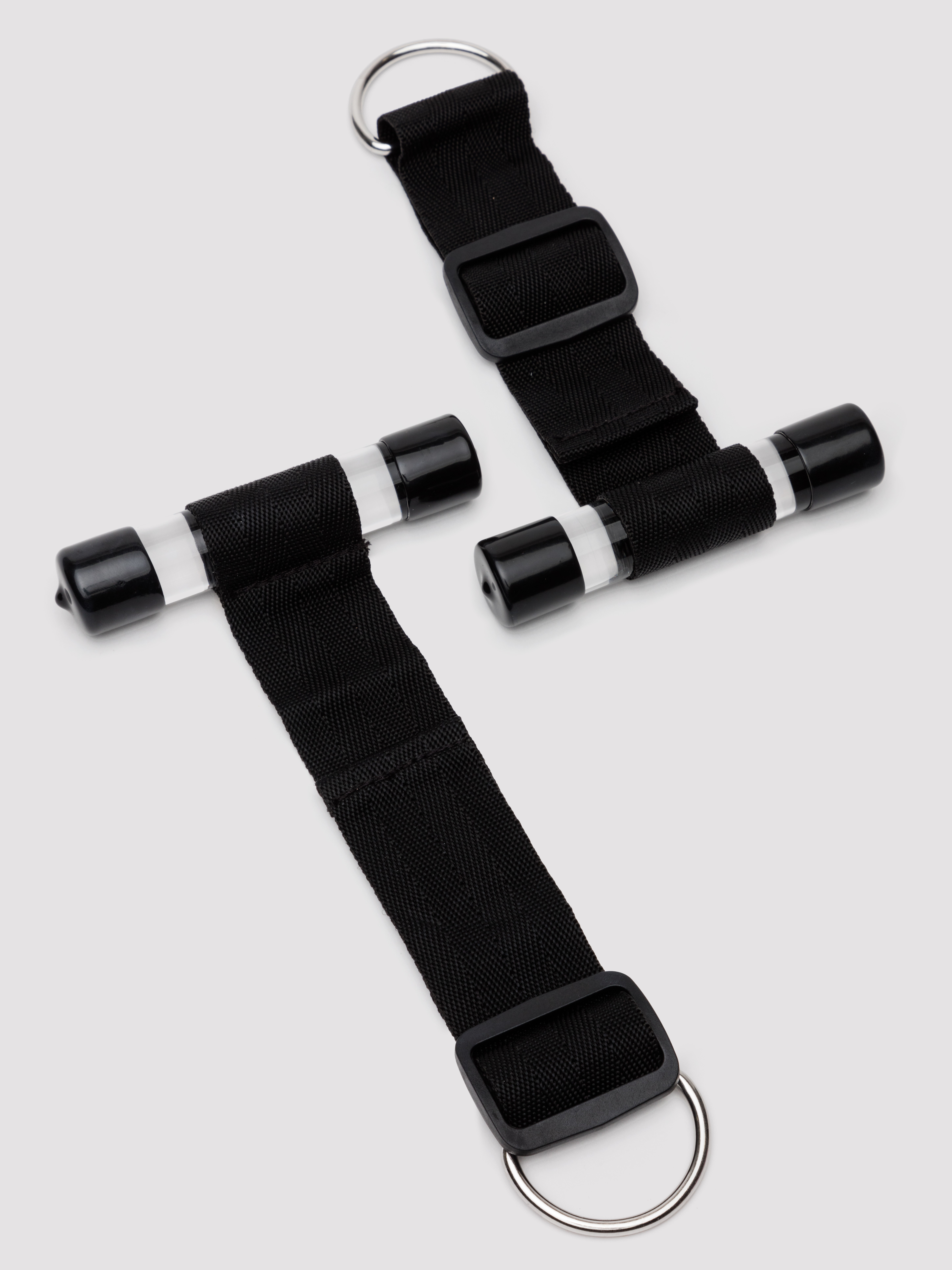 Bondage Boutique Over the Door Restraints , Black, hi-res