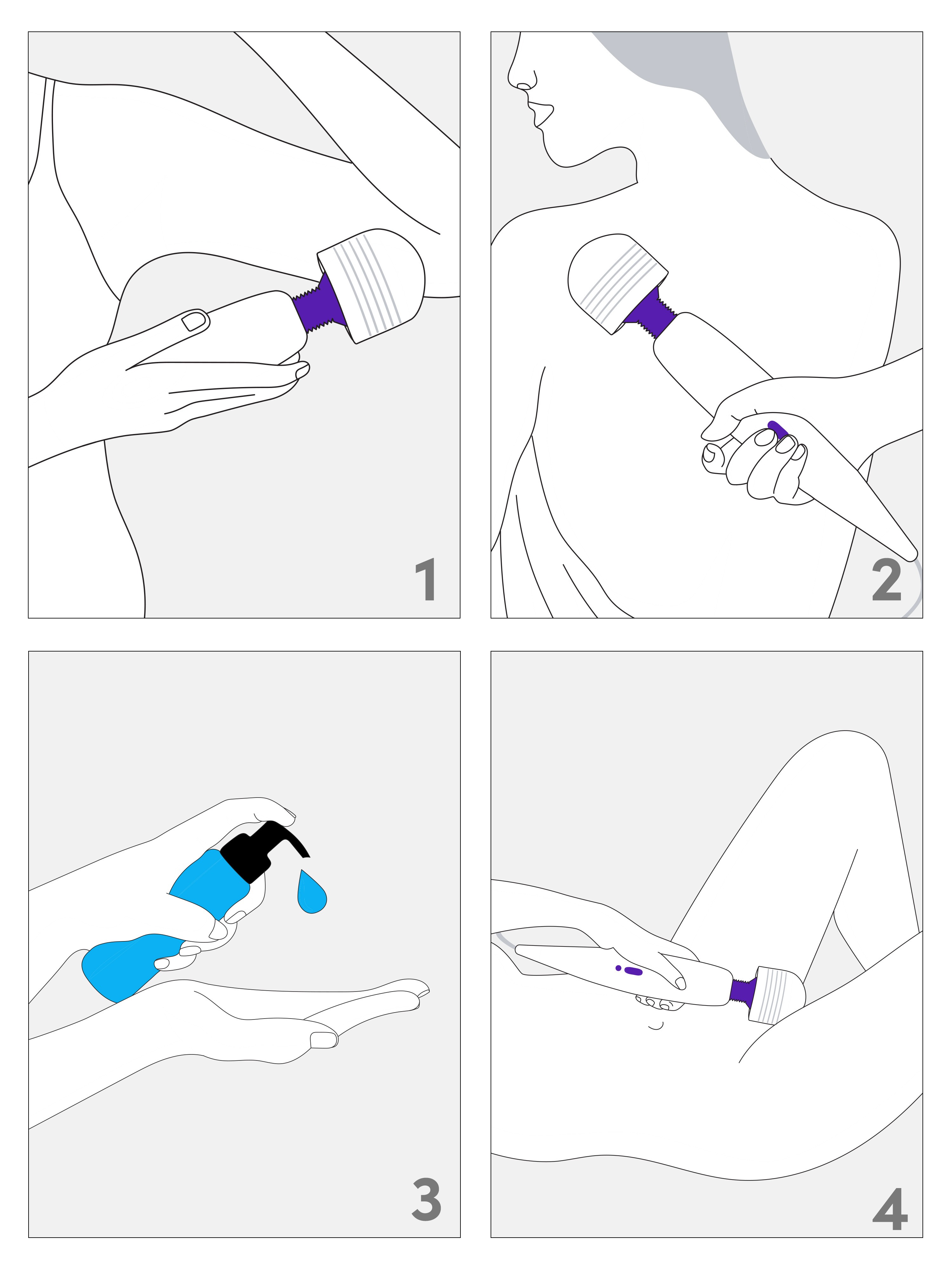 Magic Wand&reg; Classic 2.0 Extra Powerful Multispeed Massage Vibrator by Lovehoney, White, hi-res