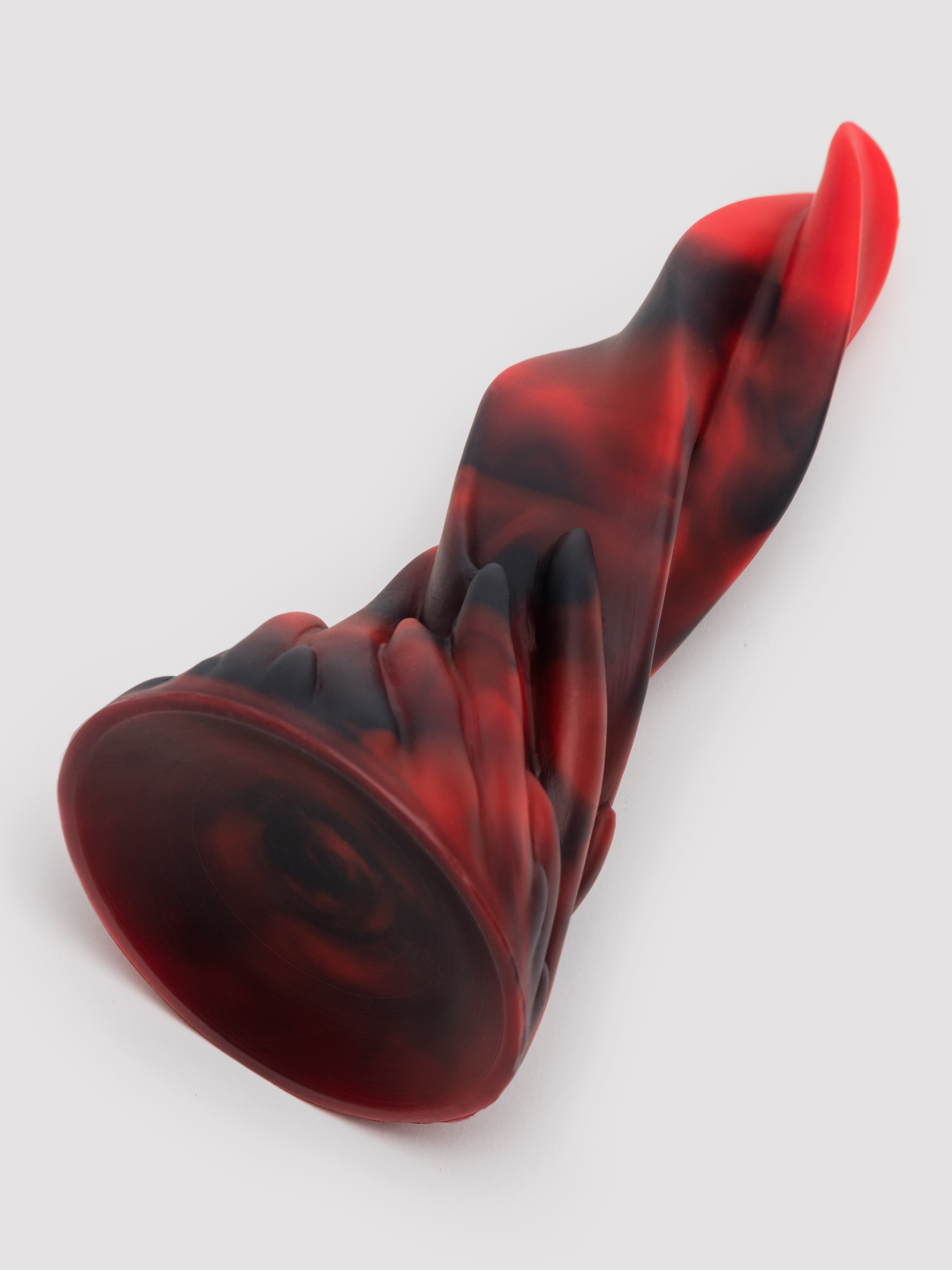 Creature Cock Fire Dragon Twisted Dildo, Red, hi-res