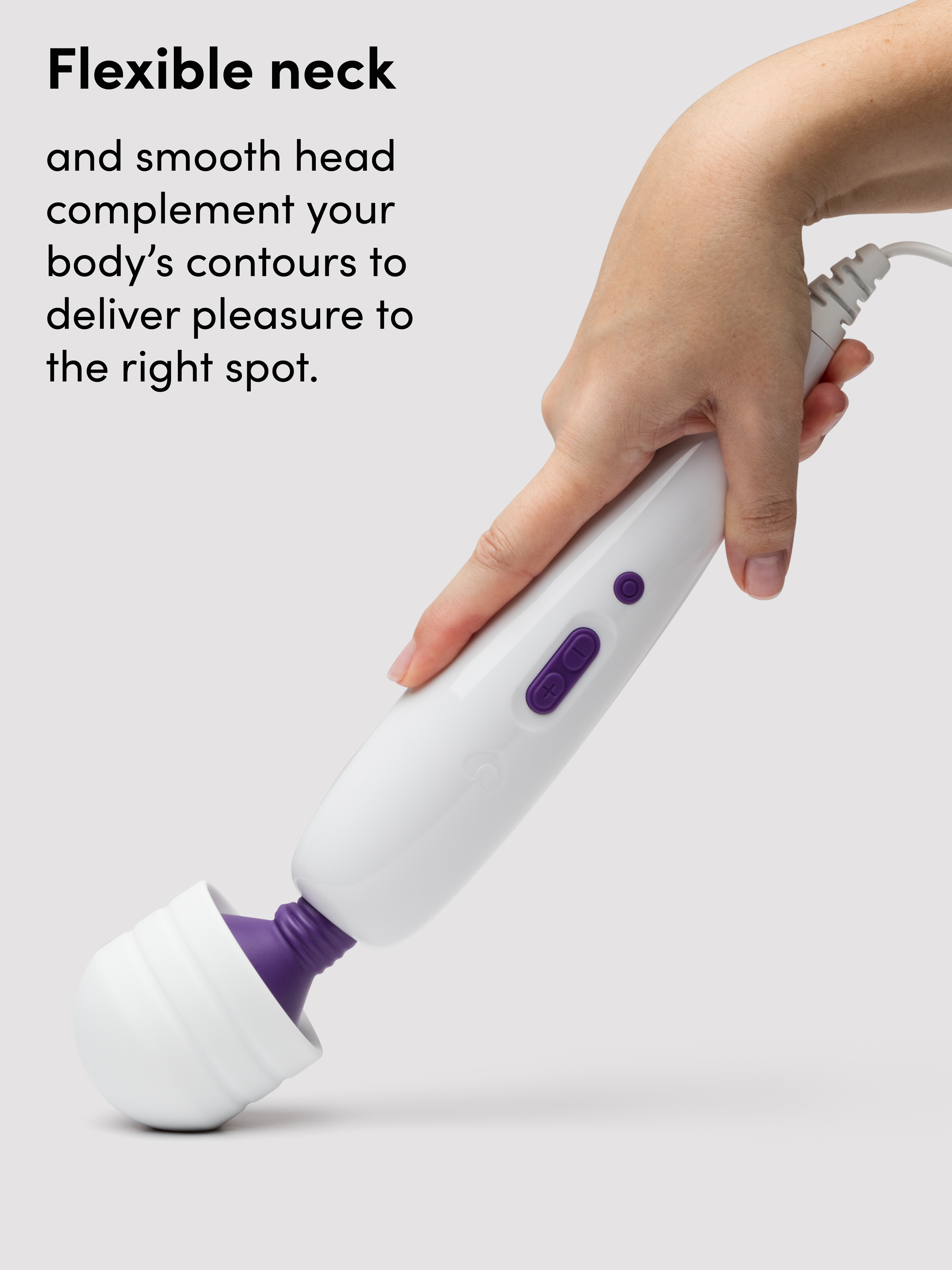 Lovehoney Classic Wand 2.0 Extra Powerful Multispeed Massage Vibrator, White, hi-res