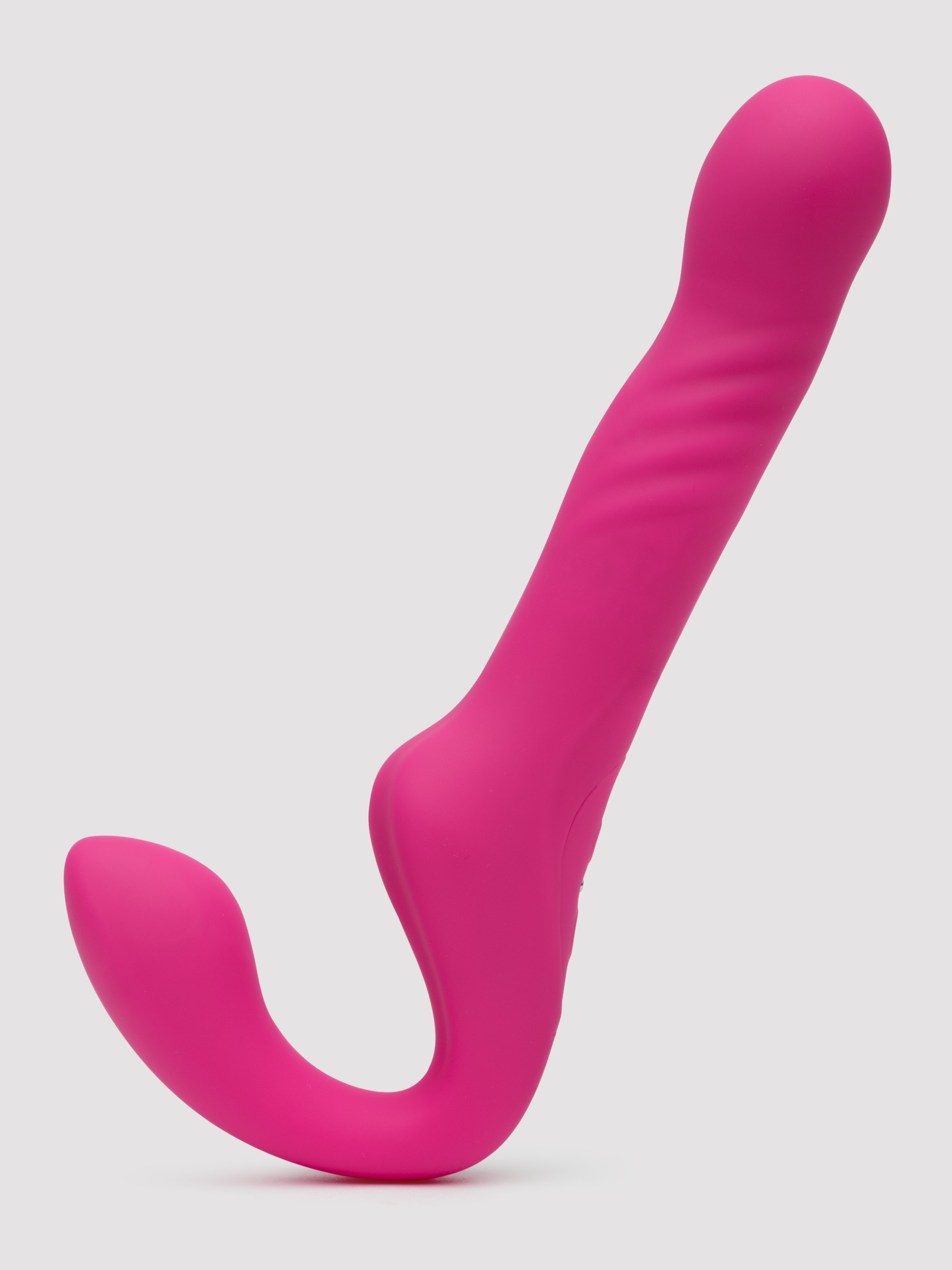 Lovehoney Double Vision Remote Control Thrusting Strapless Strap-on, Pink, hi-res