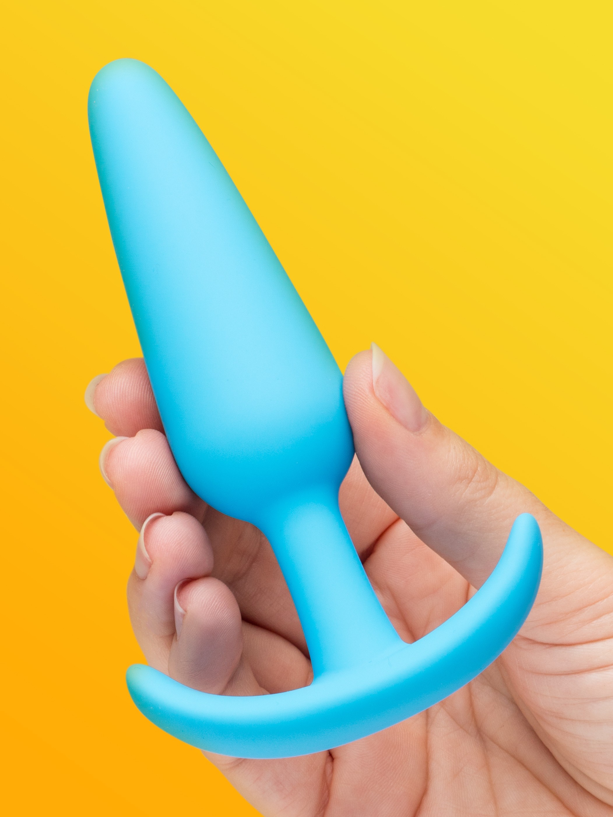 Lovehoney Silicone Butt Plug Set (3 Piece), Blue, hi-res