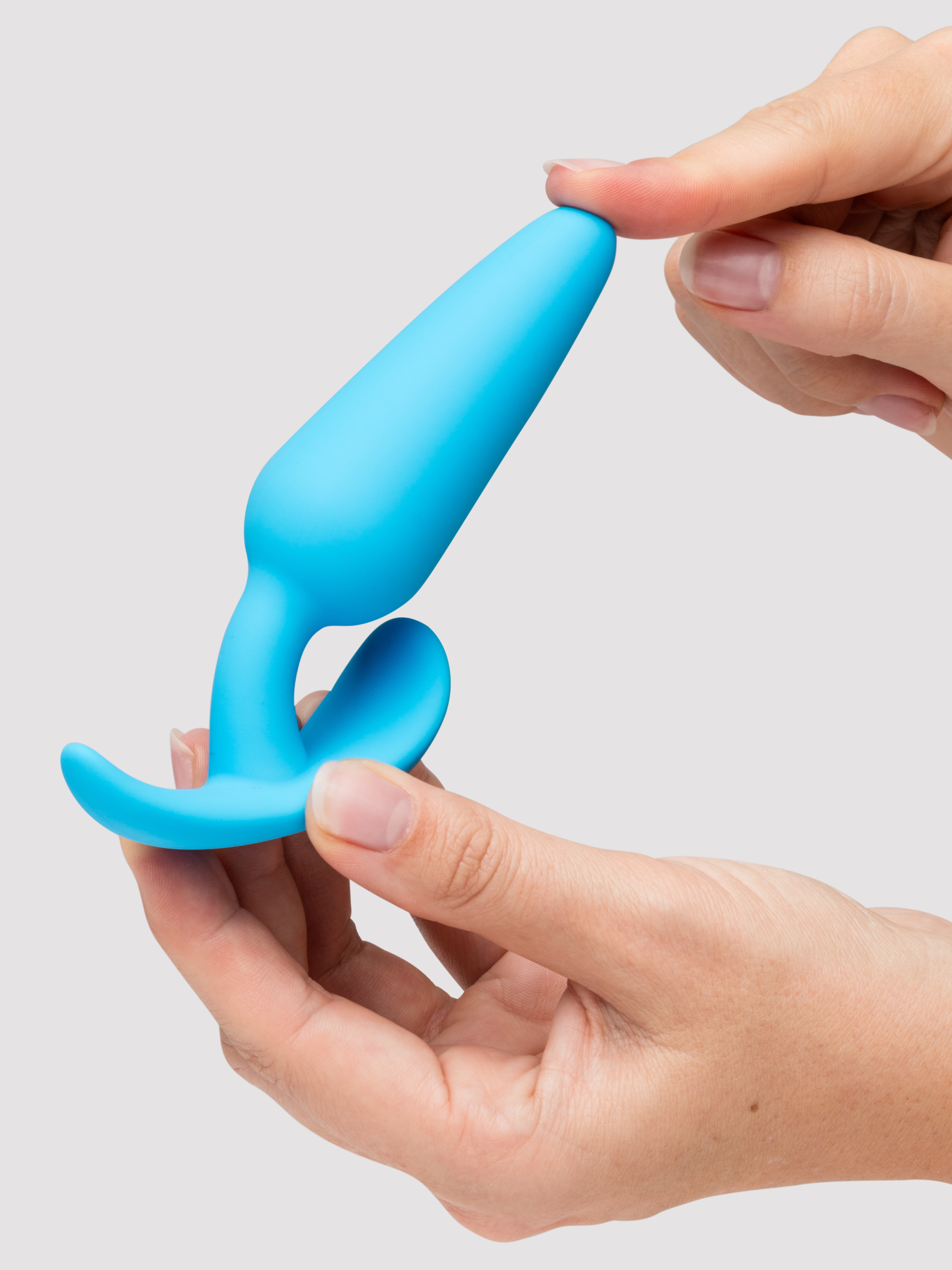 Lovehoney Silicone Butt Plug Set (3 Piece), Blue, hi-res