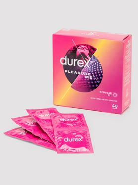 Durex Pleasure Me Textured Latex Condoms (40 Pack)
