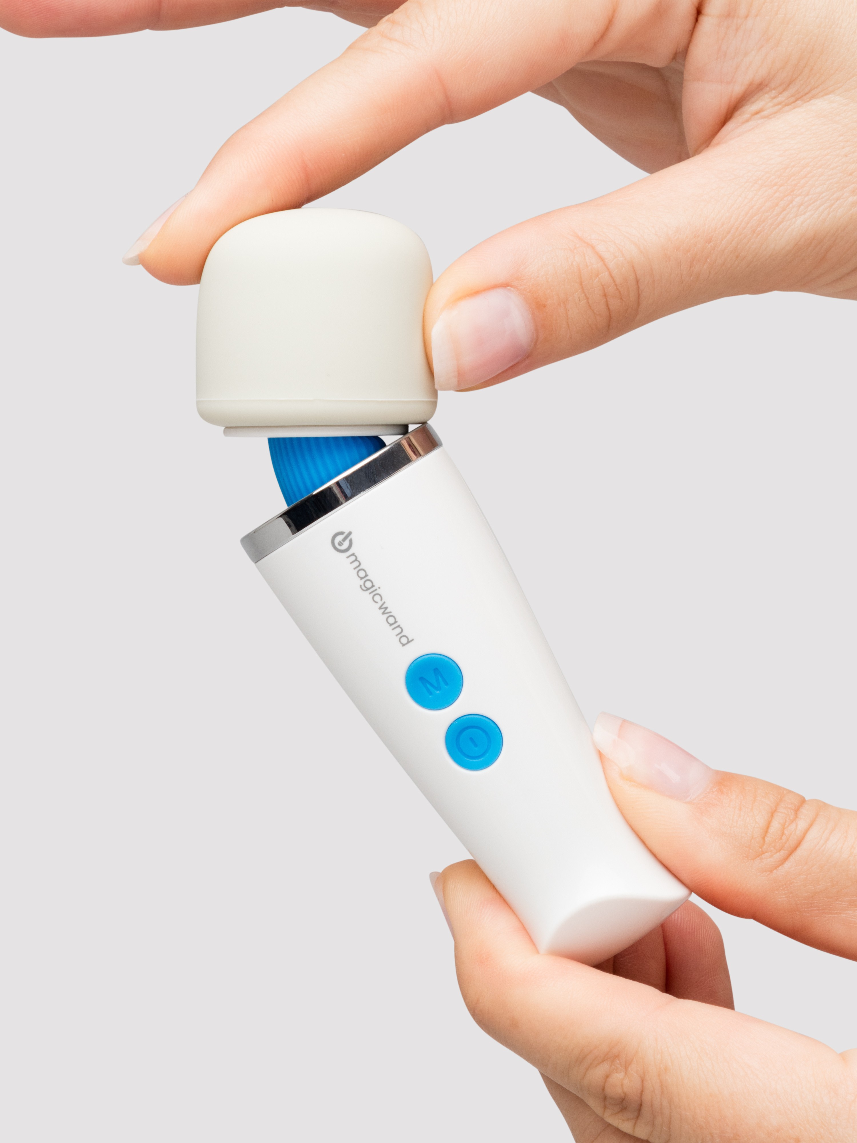 Magic Wand Micro Rechargeable Wand Massager, White, hi-res