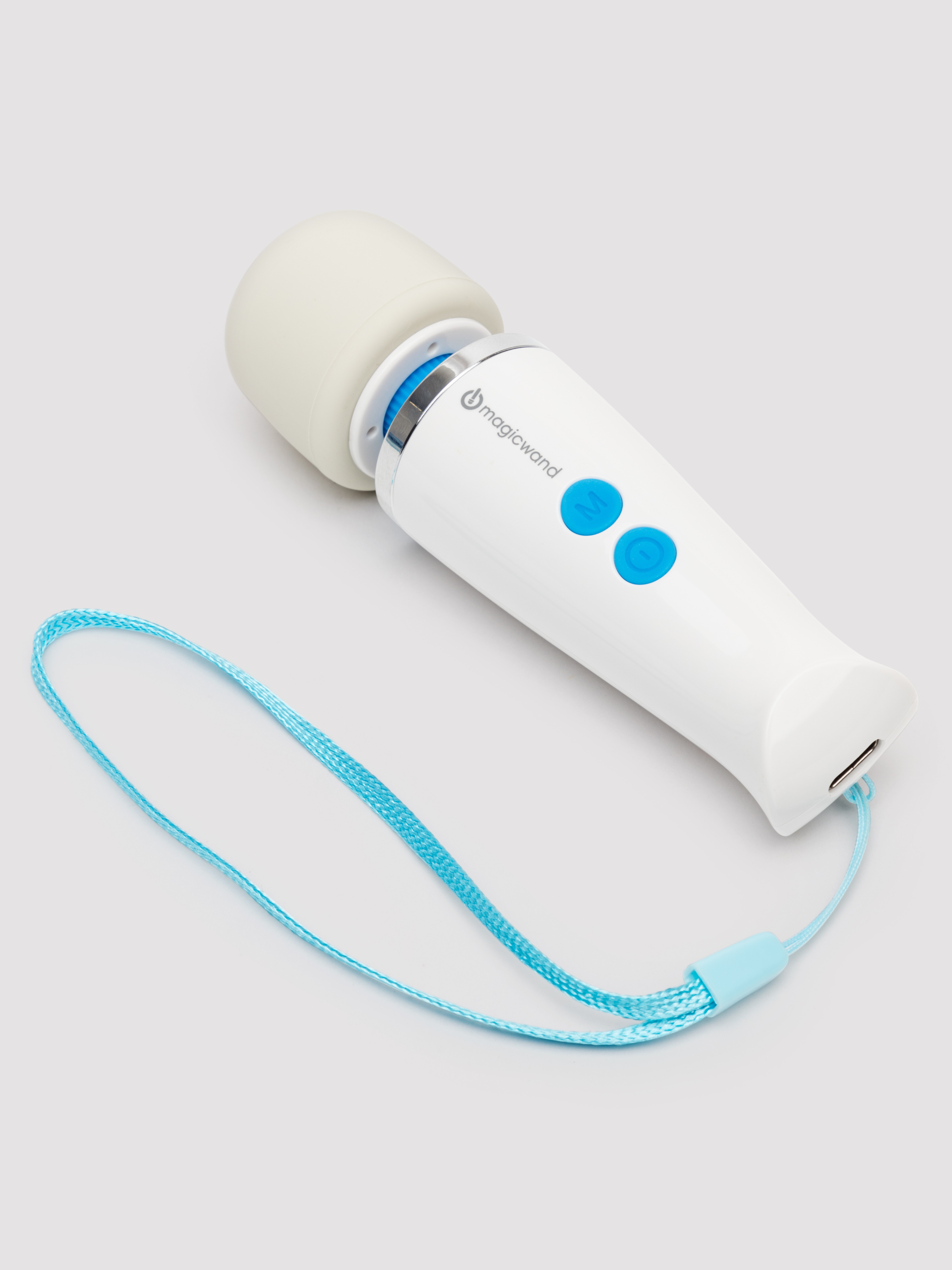 Magic Wand Micro Rechargeable Wand Massager, White, hi-res