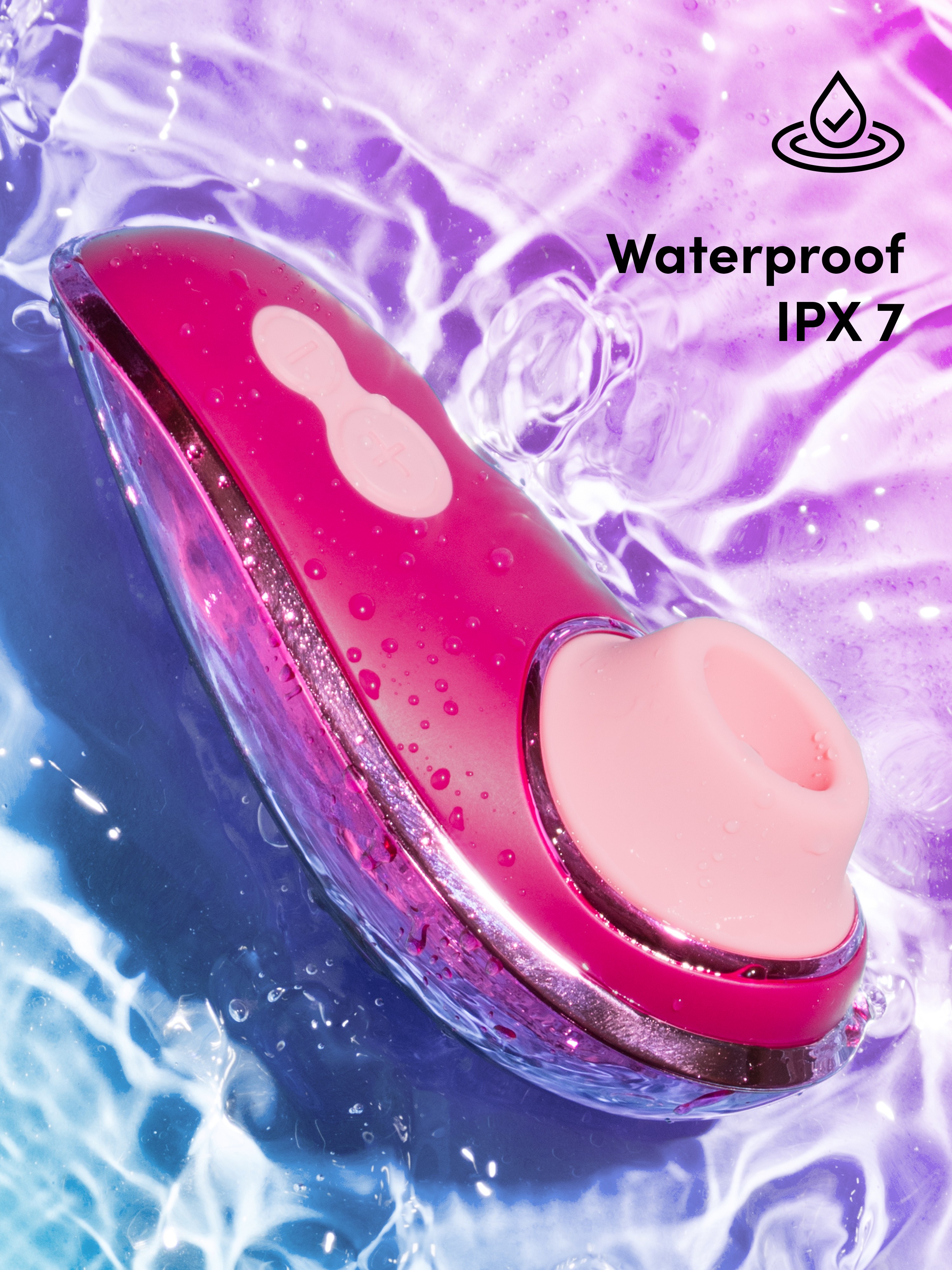 Womanizer Liberty 2 by Iggy Azalea Travel Clitoral Suction Stimulator, Pink, hi-res