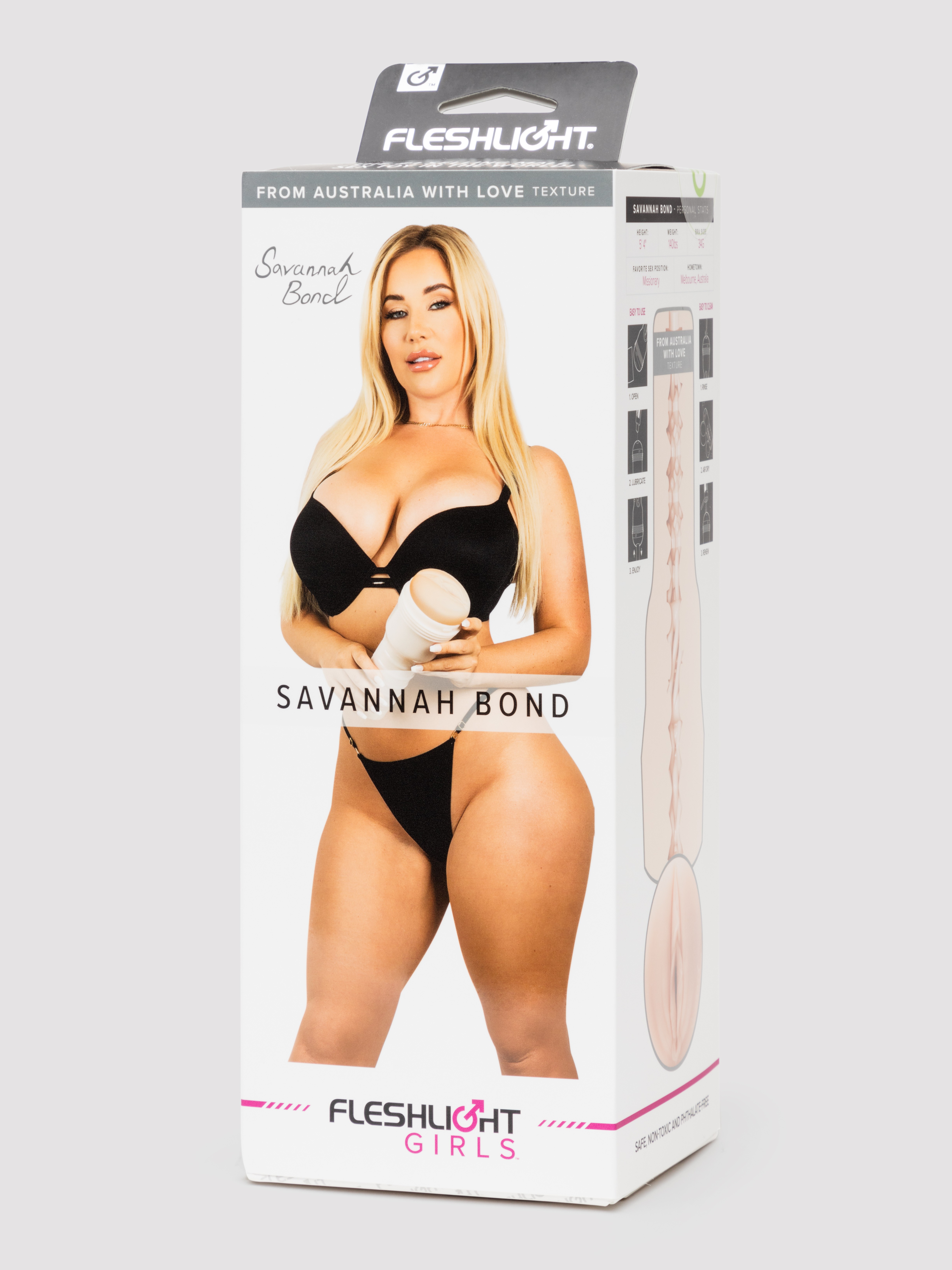 Fleshlight Savannah Bond Texture, Flesh Pink, hi-res