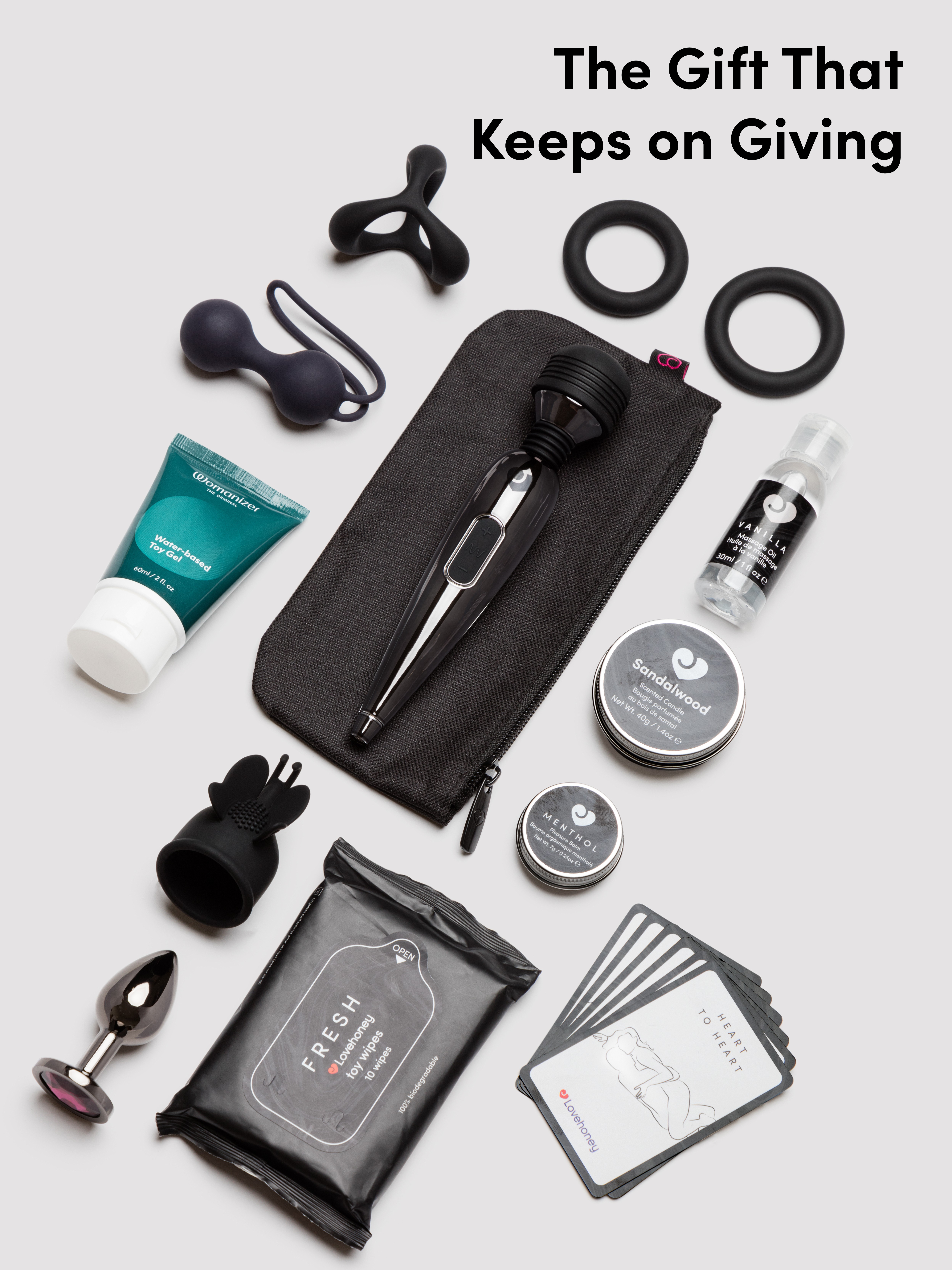 Amorana 24-Day Premium Couple's Advent Calendar 2024, Black, hi-res