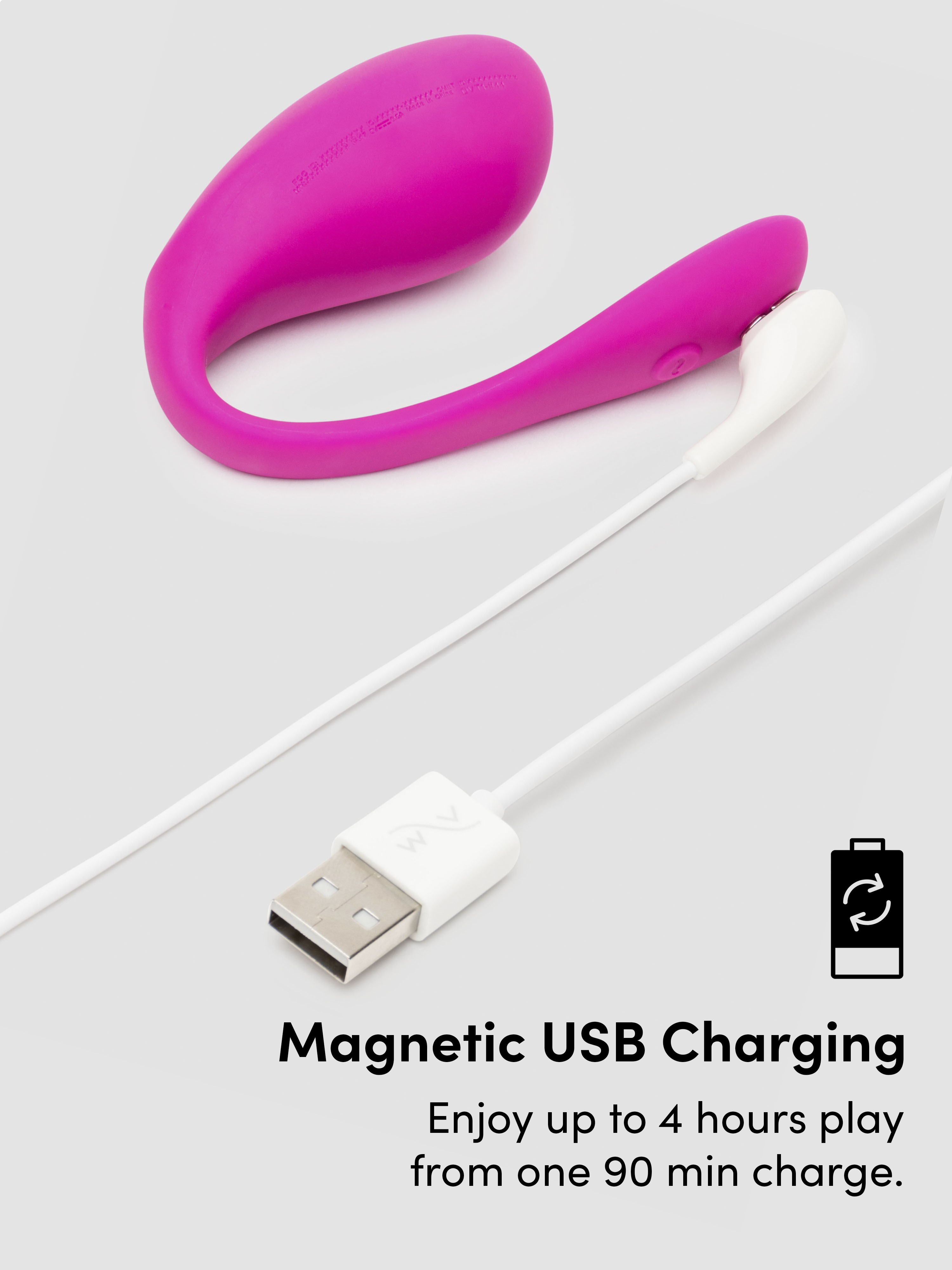 We-Vibe Jive 2 App Controlled Rechargeable Love Egg Vibrator, Pink, hi-res