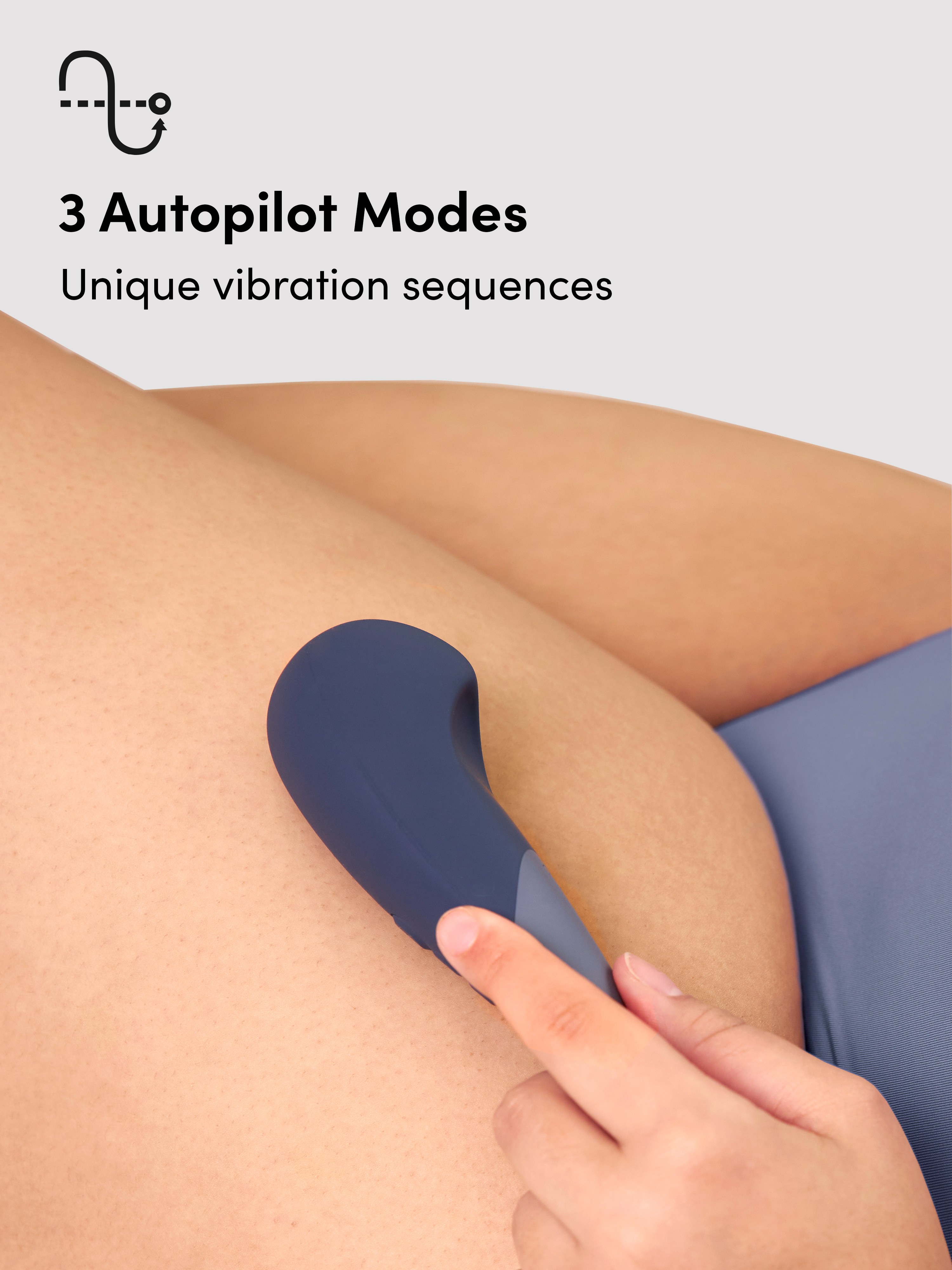 Womanizer Vibe Blue Rechargeable Clitoral Vibrator , Blue, hi-res