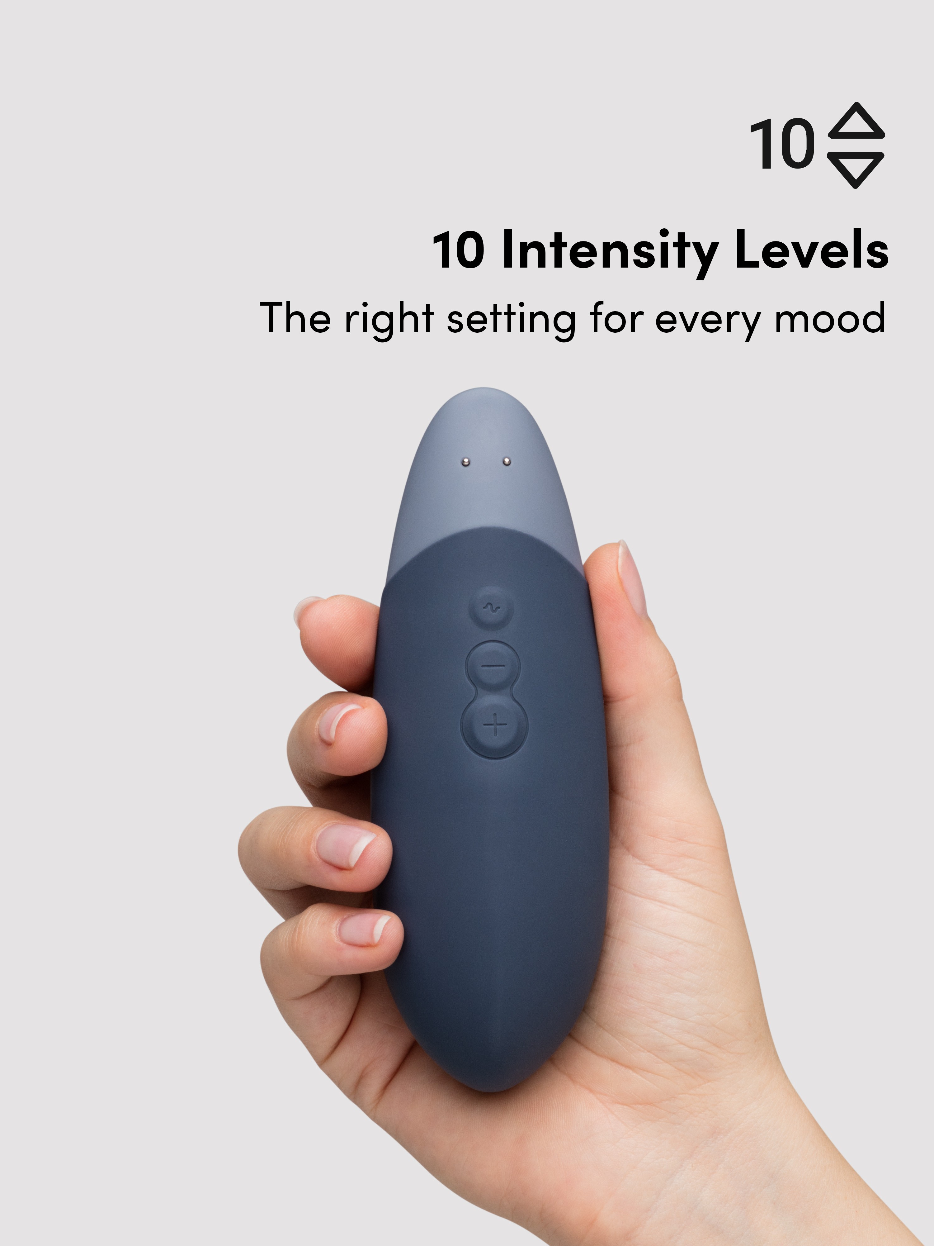 Womanizer Vibe Blue Rechargeable Clitoral Vibrator , Blue, hi-res