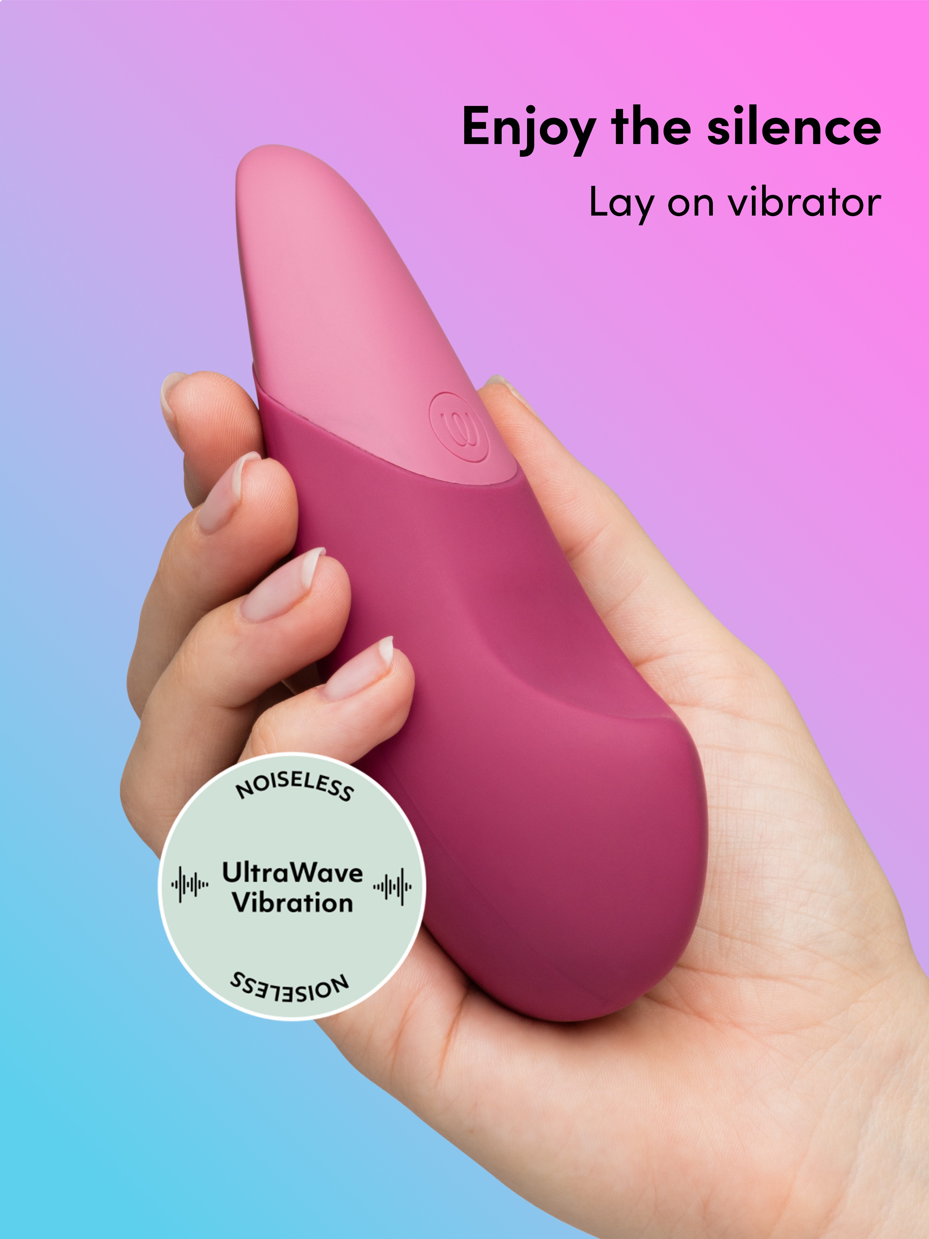 Womanizer Vibe Pink Rechargeable Clitoral Vibrator 