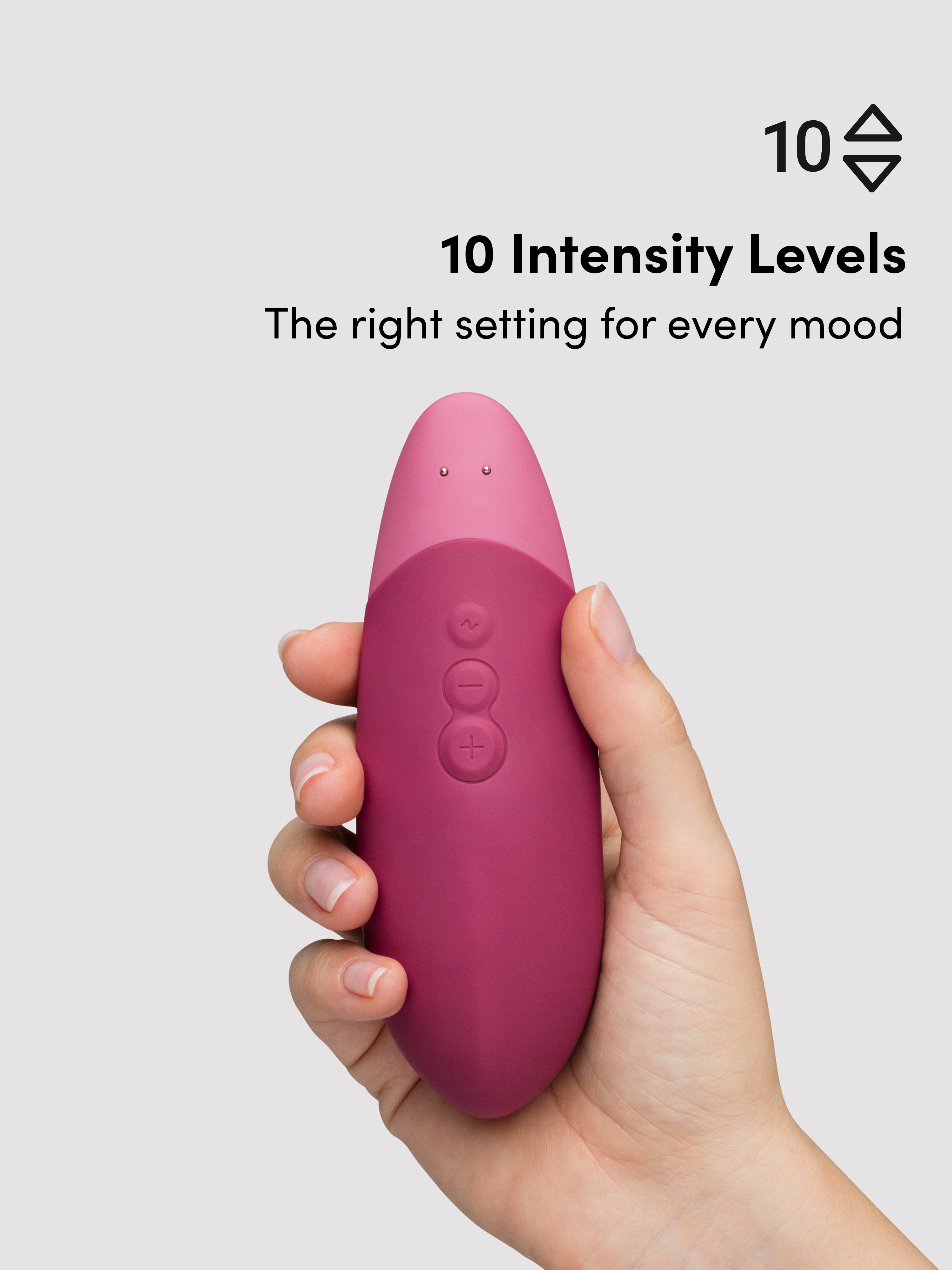 Womanizer Vibe Pink Rechargeable Clitoral Vibrator , Pink, hi-res
