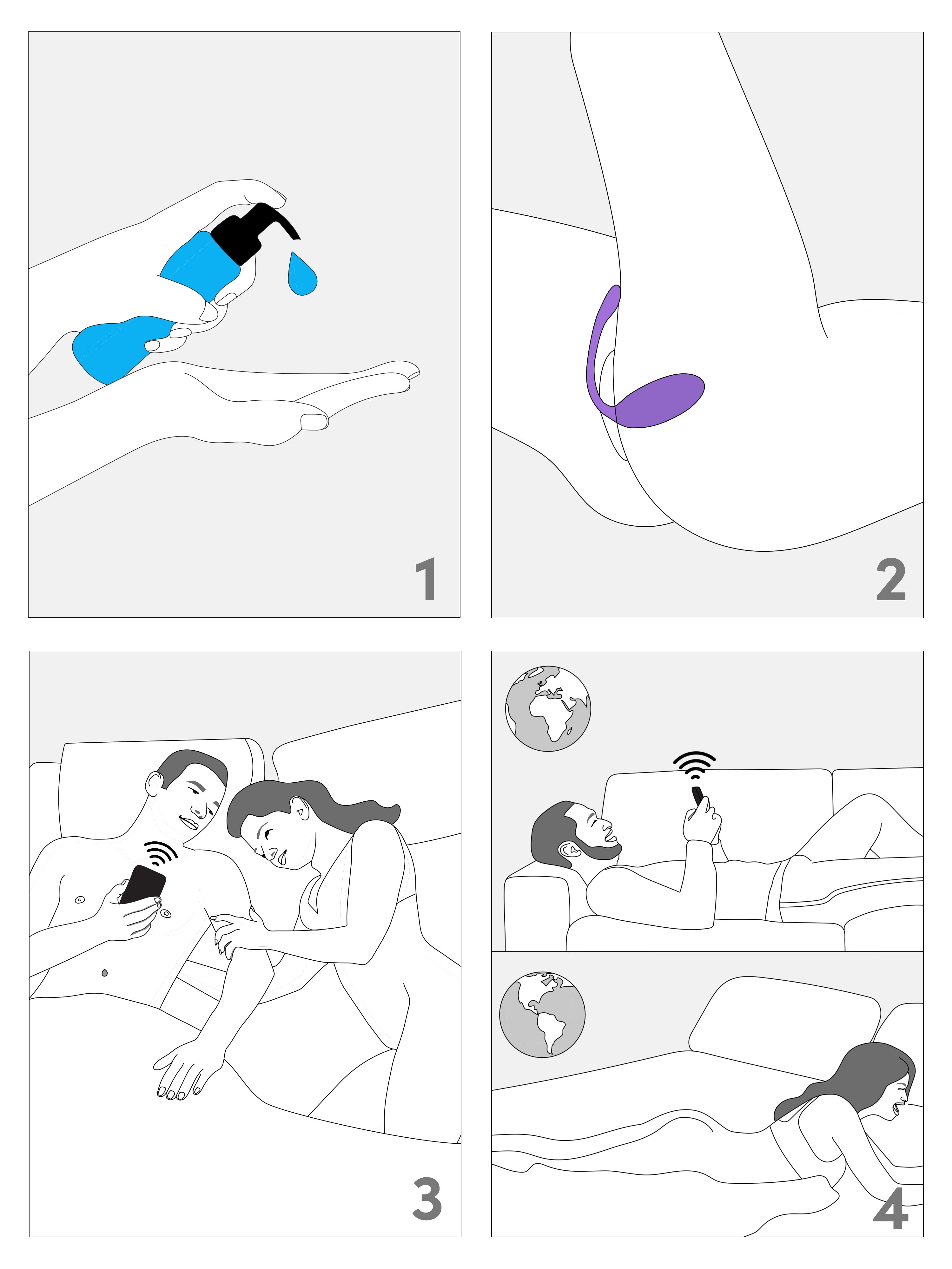 We-Vibe Jive Lite Rechargeable App Controlled Vibrating Love Egg , Purple, hi-res