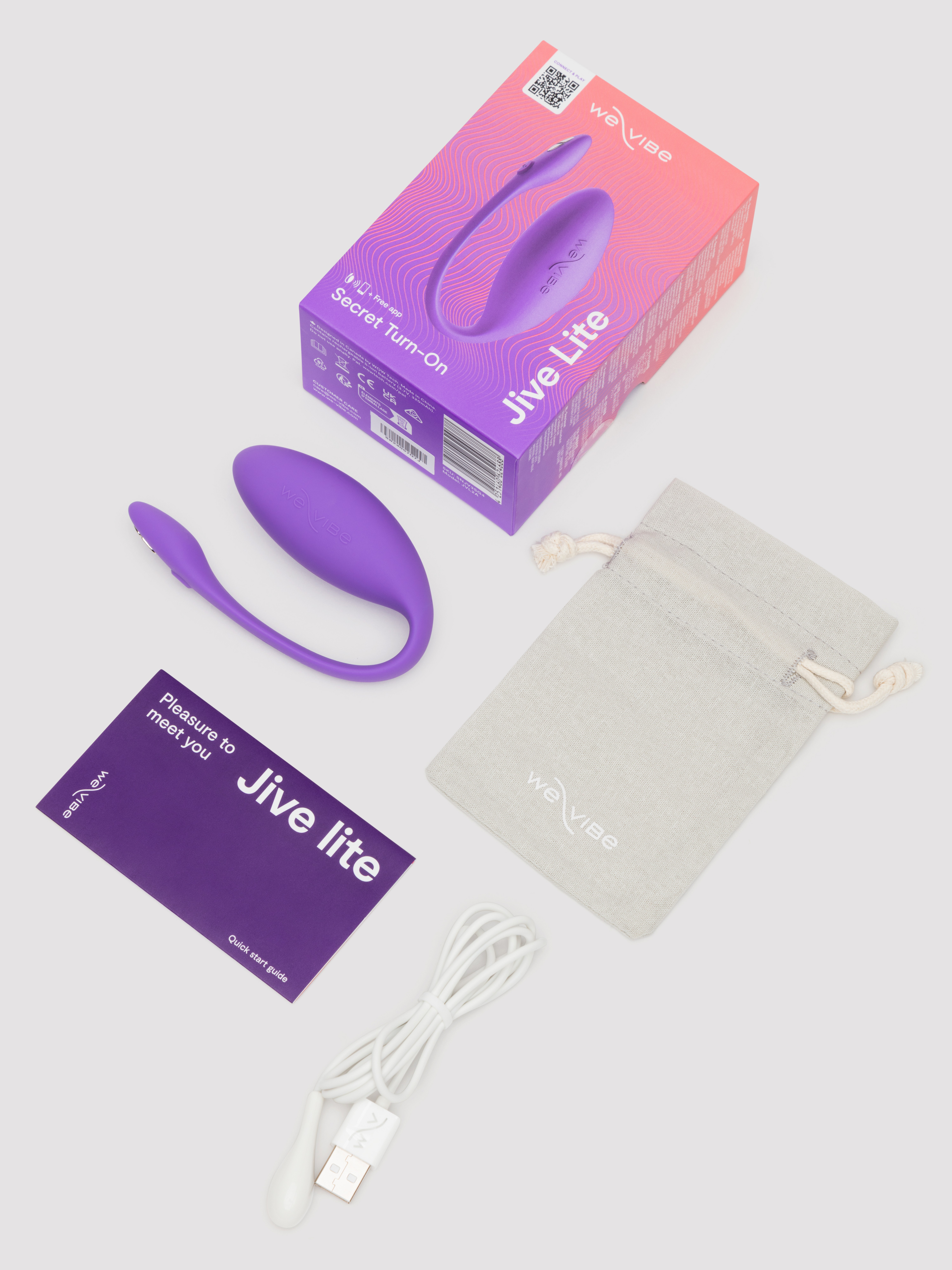 We-Vibe Jive Lite Rechargeable App Controlled Vibrating Love Egg , Purple, hi-res