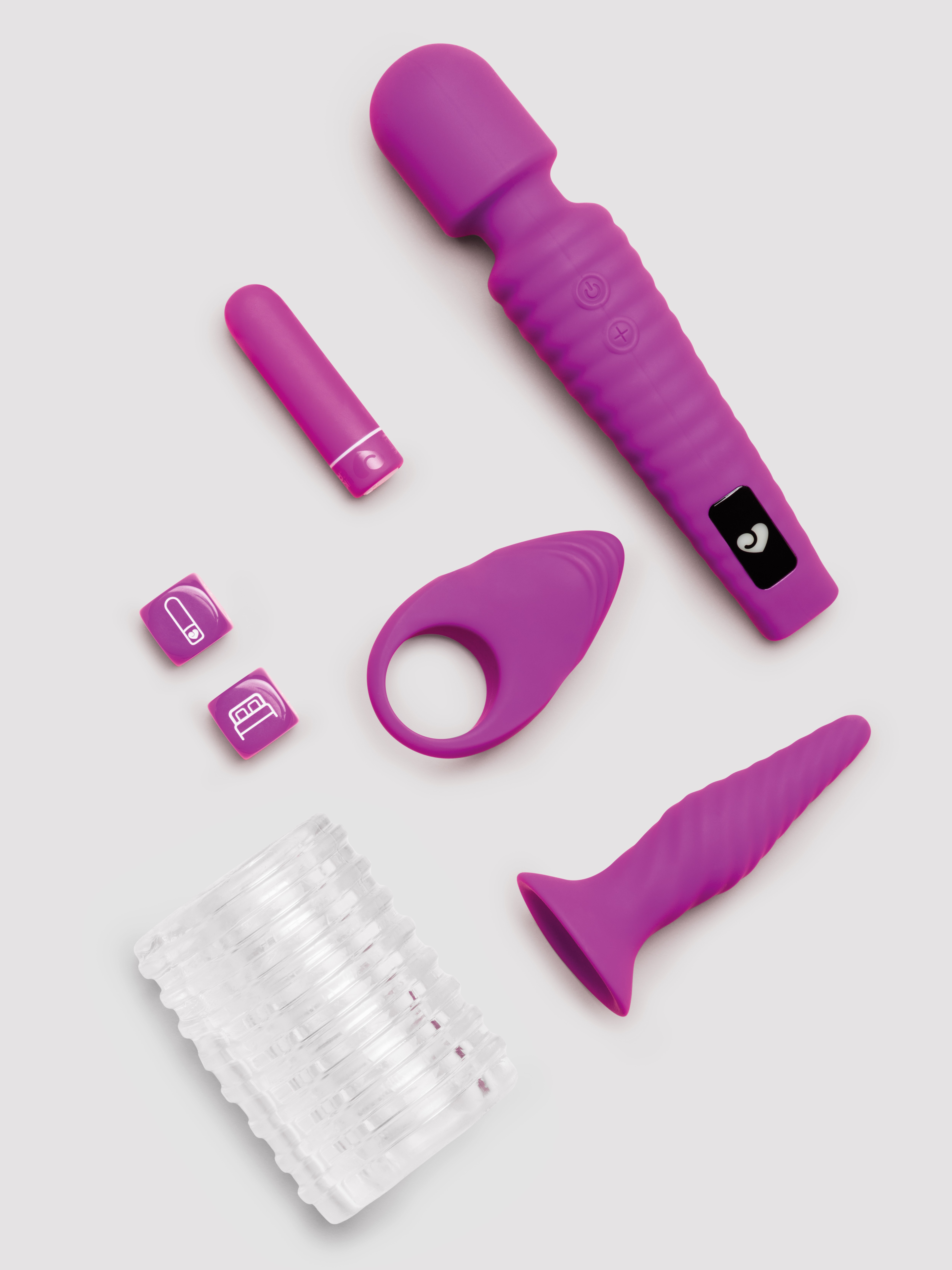 Image of Lovehoney Game On Couples Mega Fun Sex Toy Kit - Purple