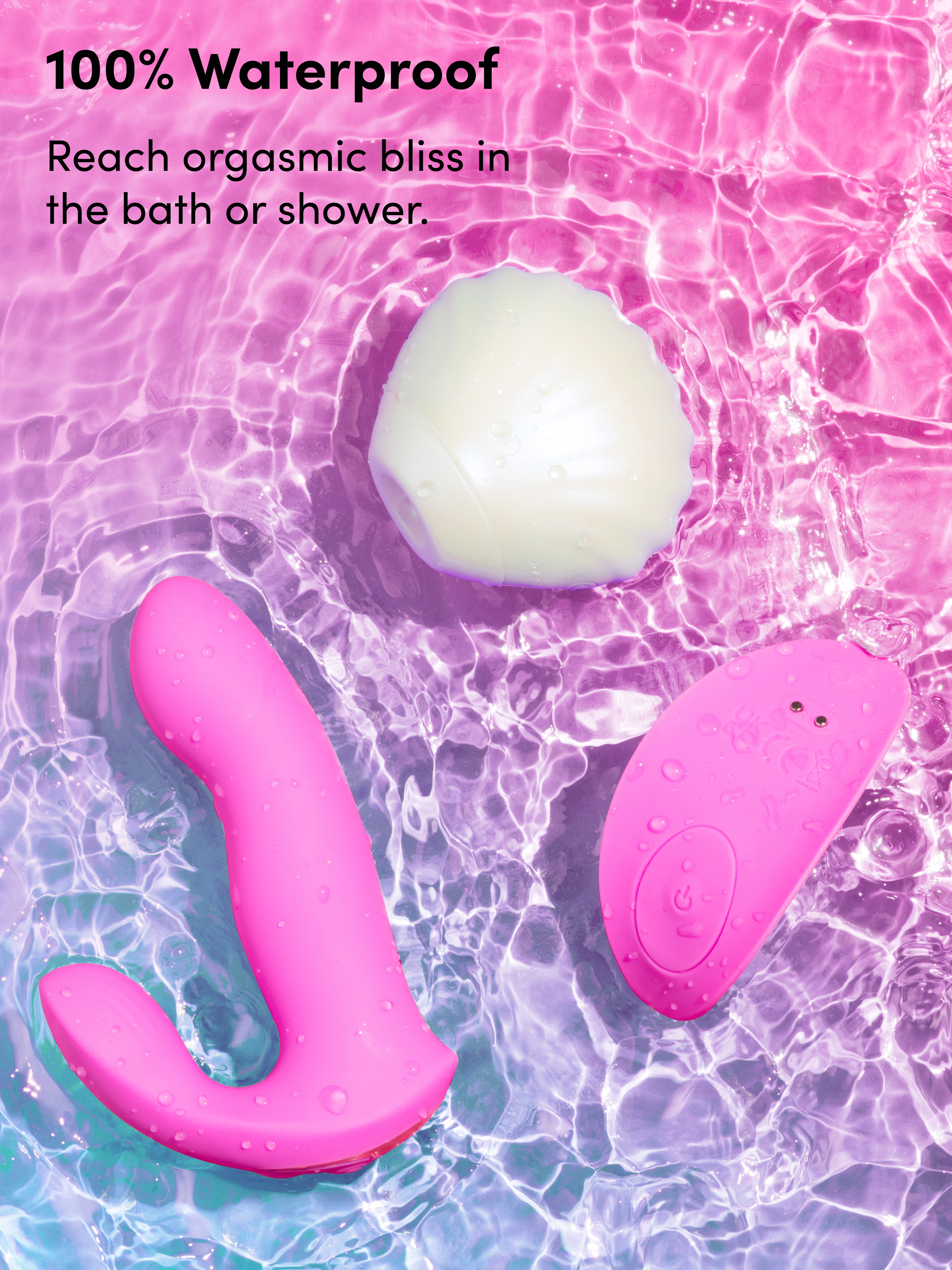 Lovehoney Goddess Glow Clitoral Pleasure Kit, White, hi-res