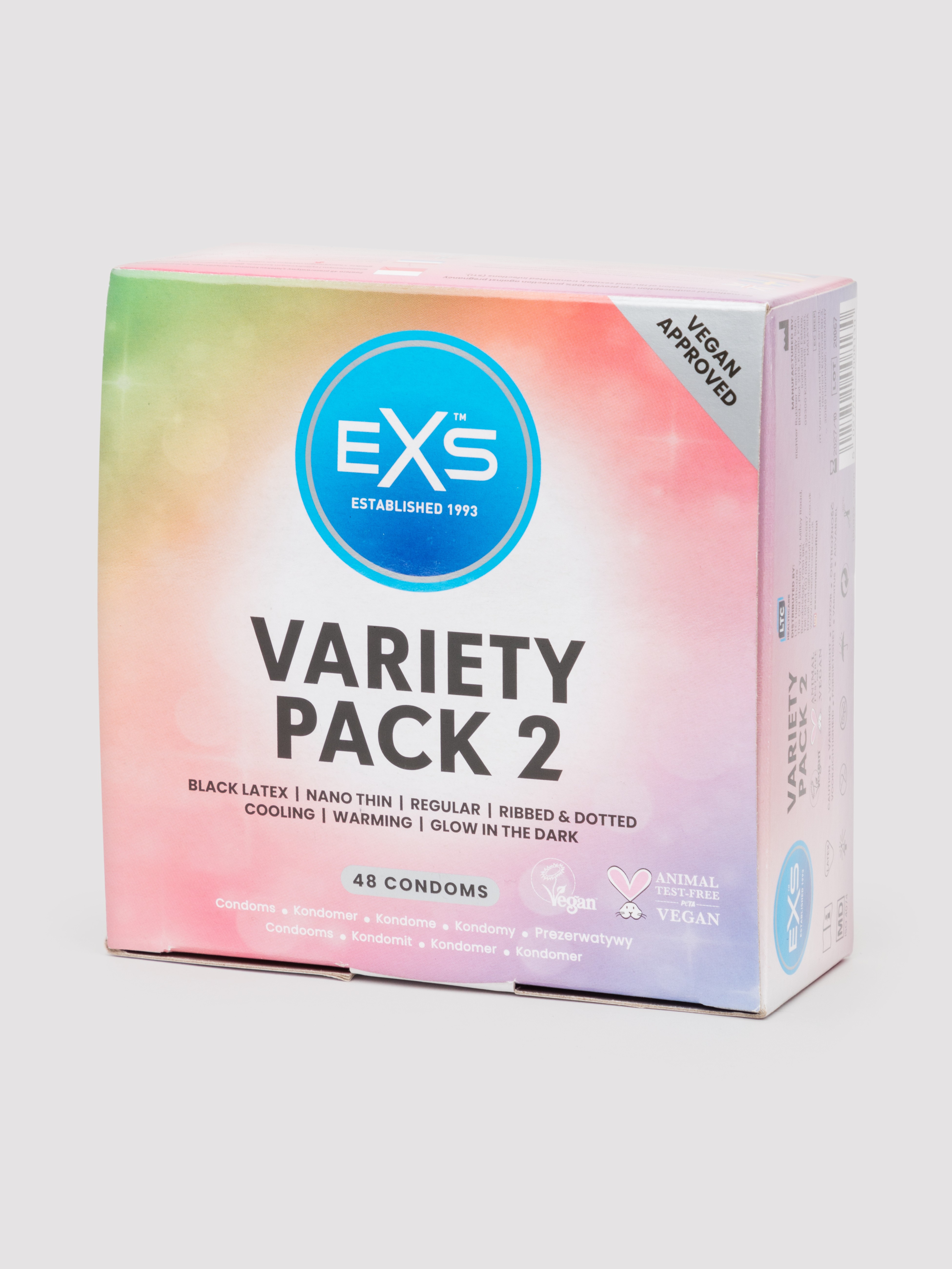 EXS Variety Pack 2 Latex Condoms (48 Pack), , hi-res
