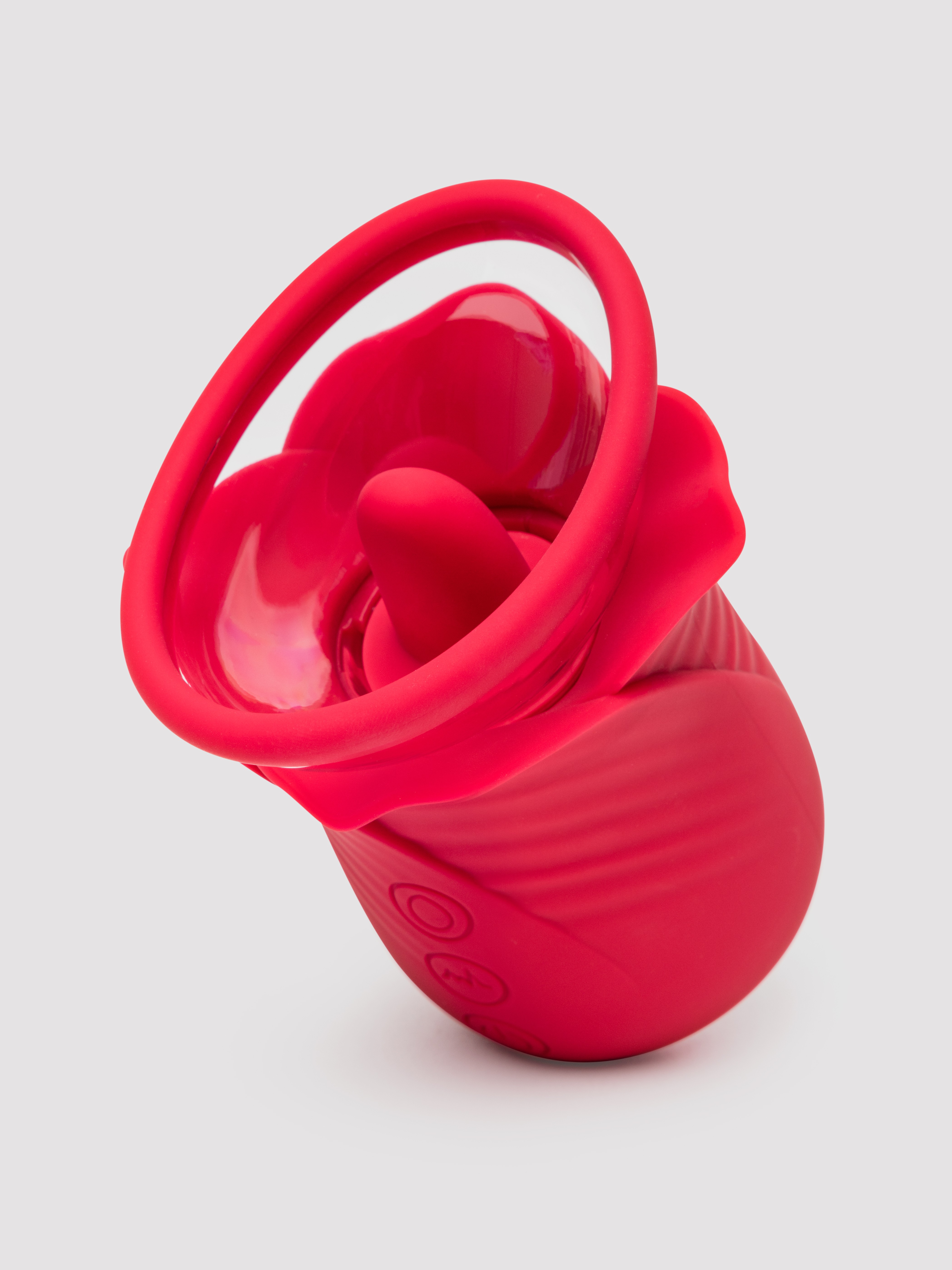 Lovehoney Rose Pussy Pump with Clitoral Stimulator, Red, hi-res