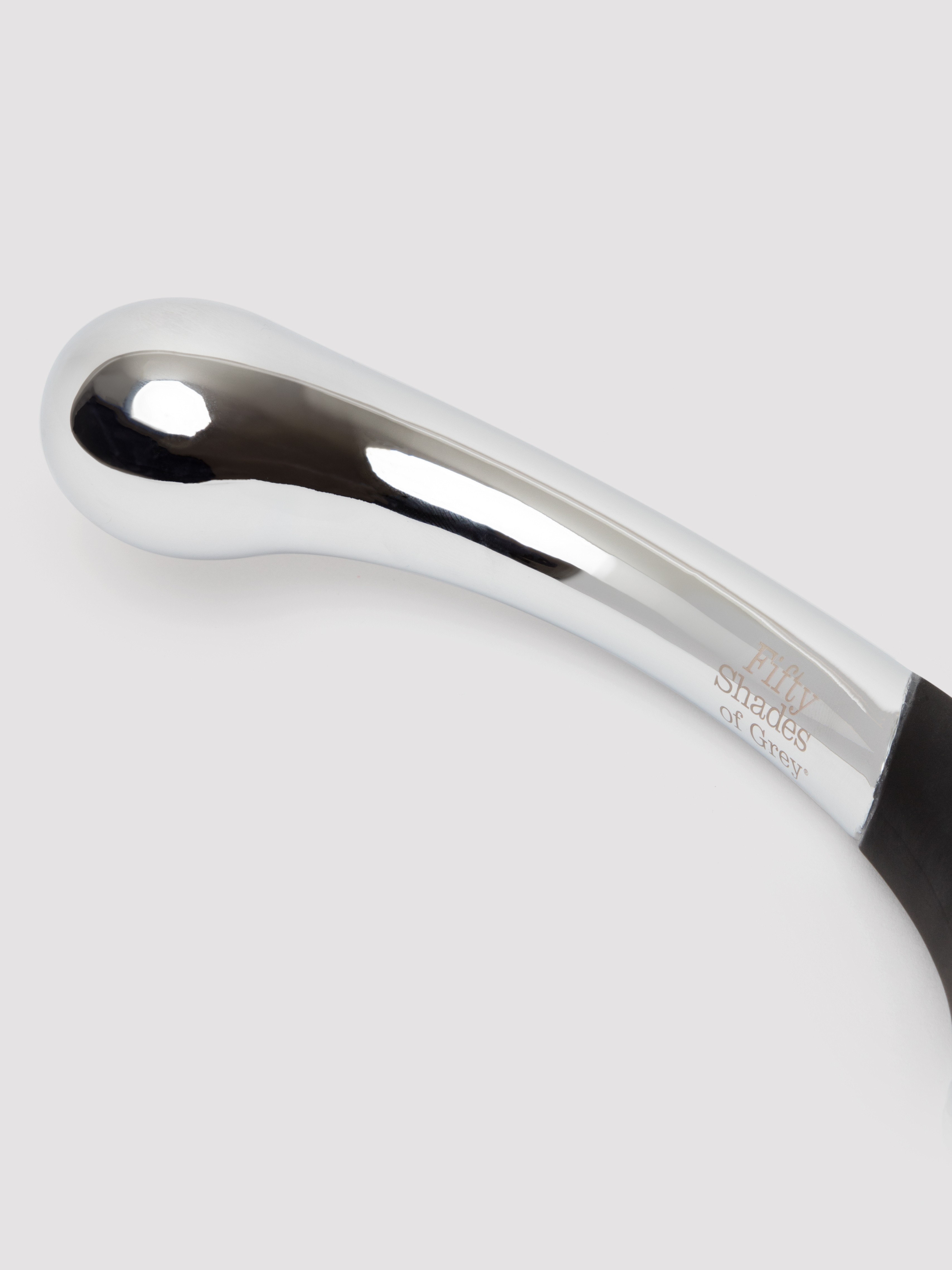  Fifty Shades of Grey Sweet Pressure Dark Steel and Silicone Double-Ended Dildo , Silver, hi-res