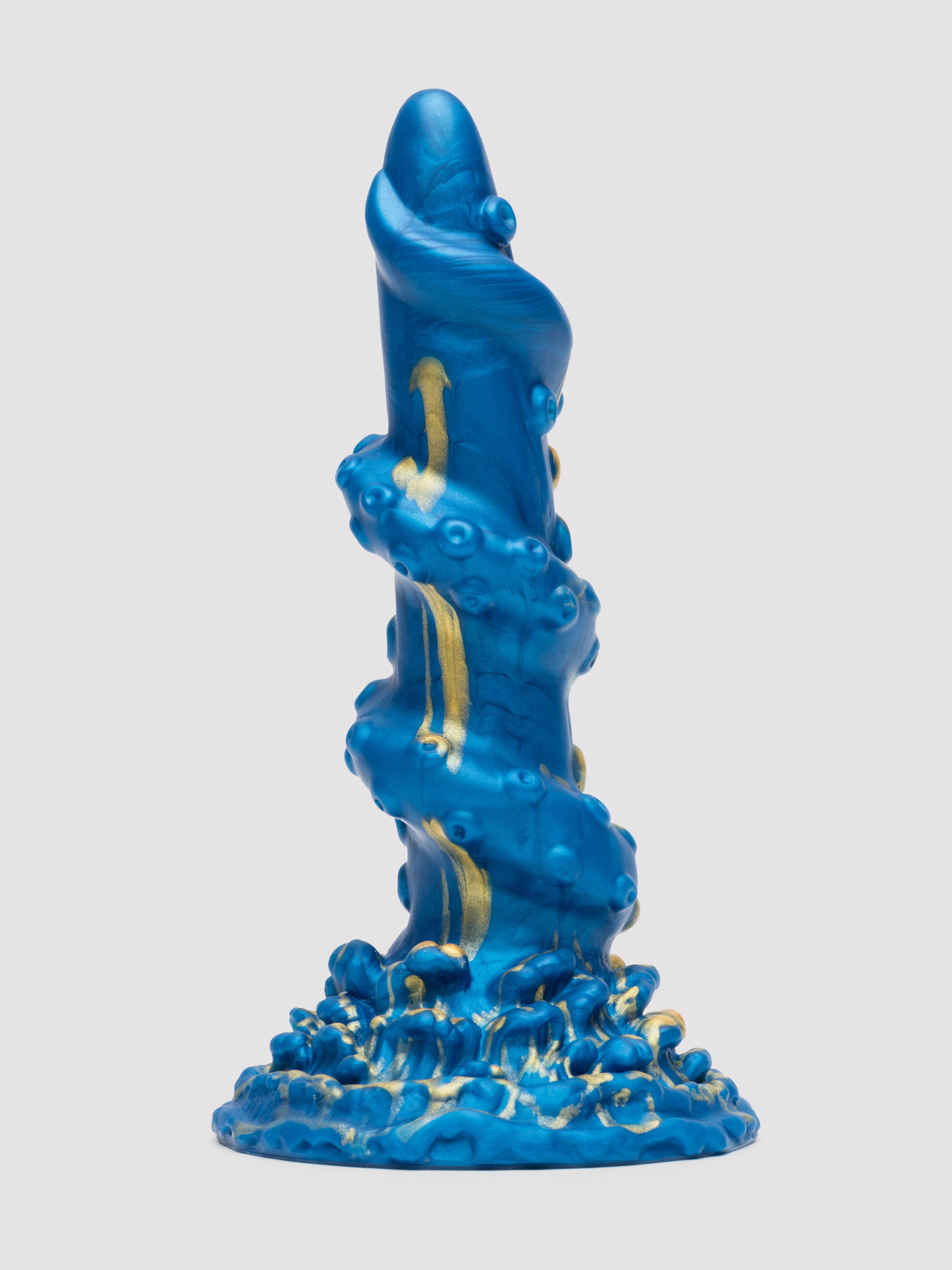 Creature Cock Lord Kraken Silicone Tentacle Dildo, Blue, hi-res