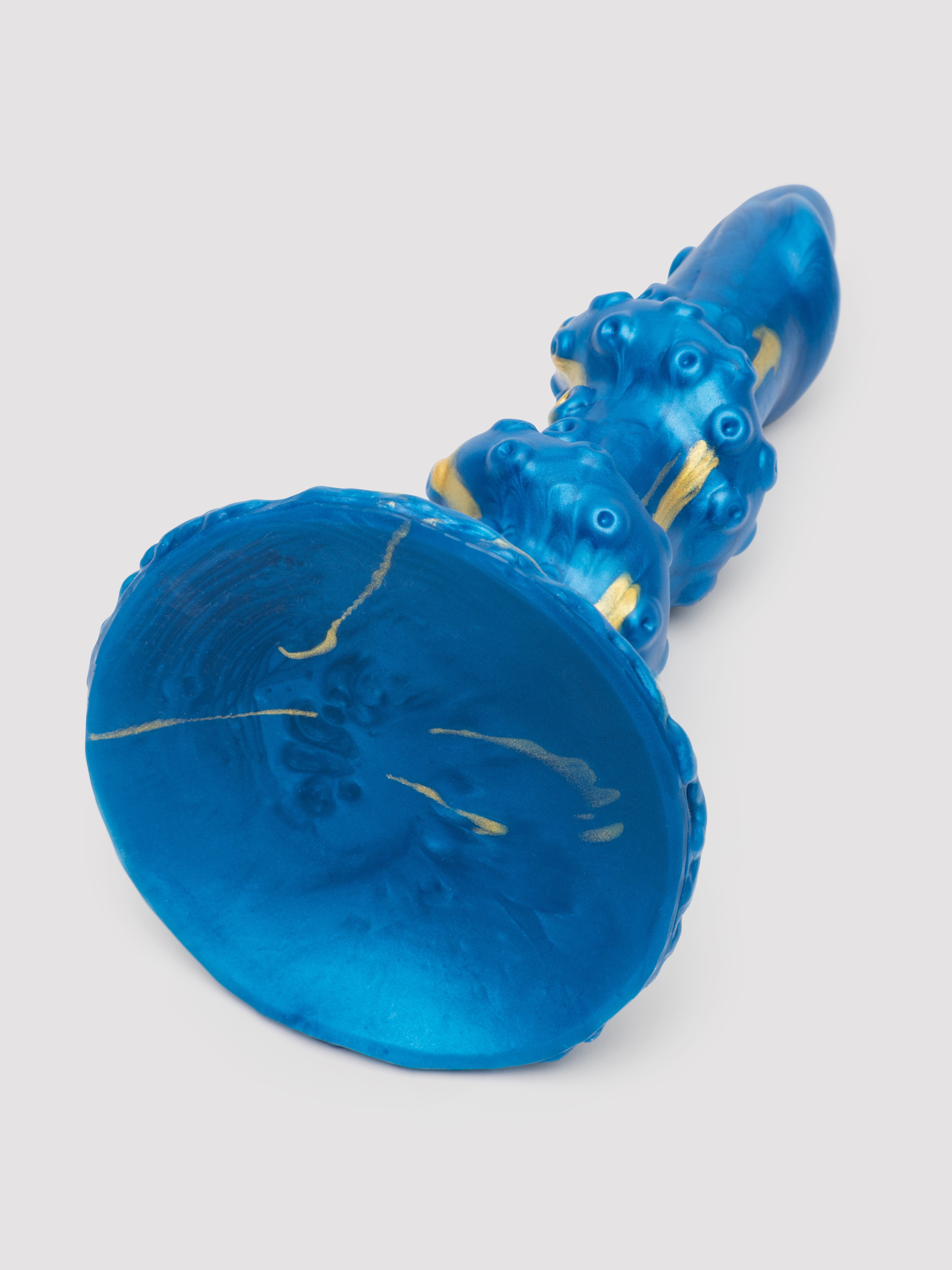 Creature Cock Lord Kraken Silicone Tentacle Dildo, Blue, hi-res