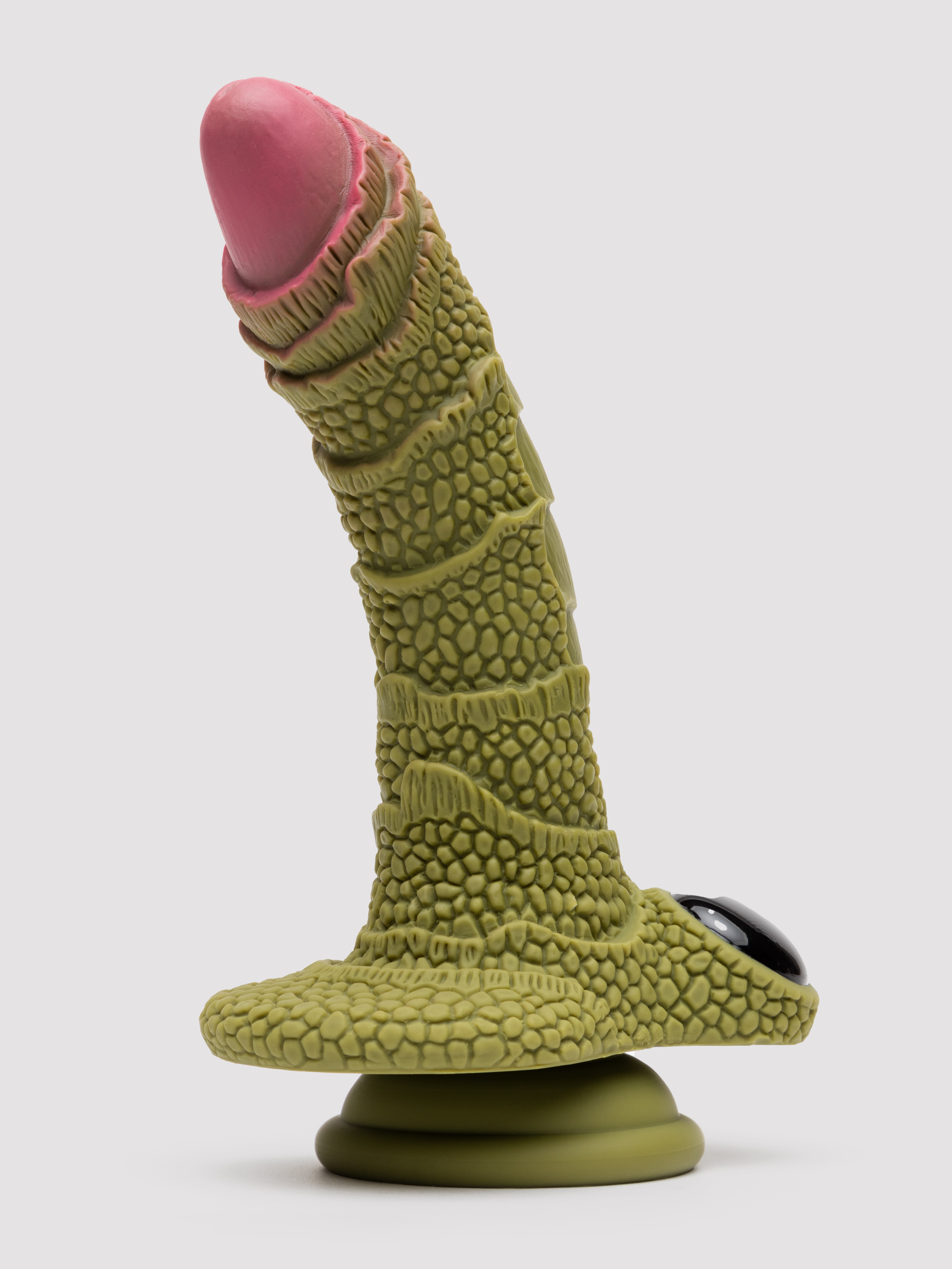 Creature Cock Swamp Monster Silicone Scaly Dildo, Green, hi-res
