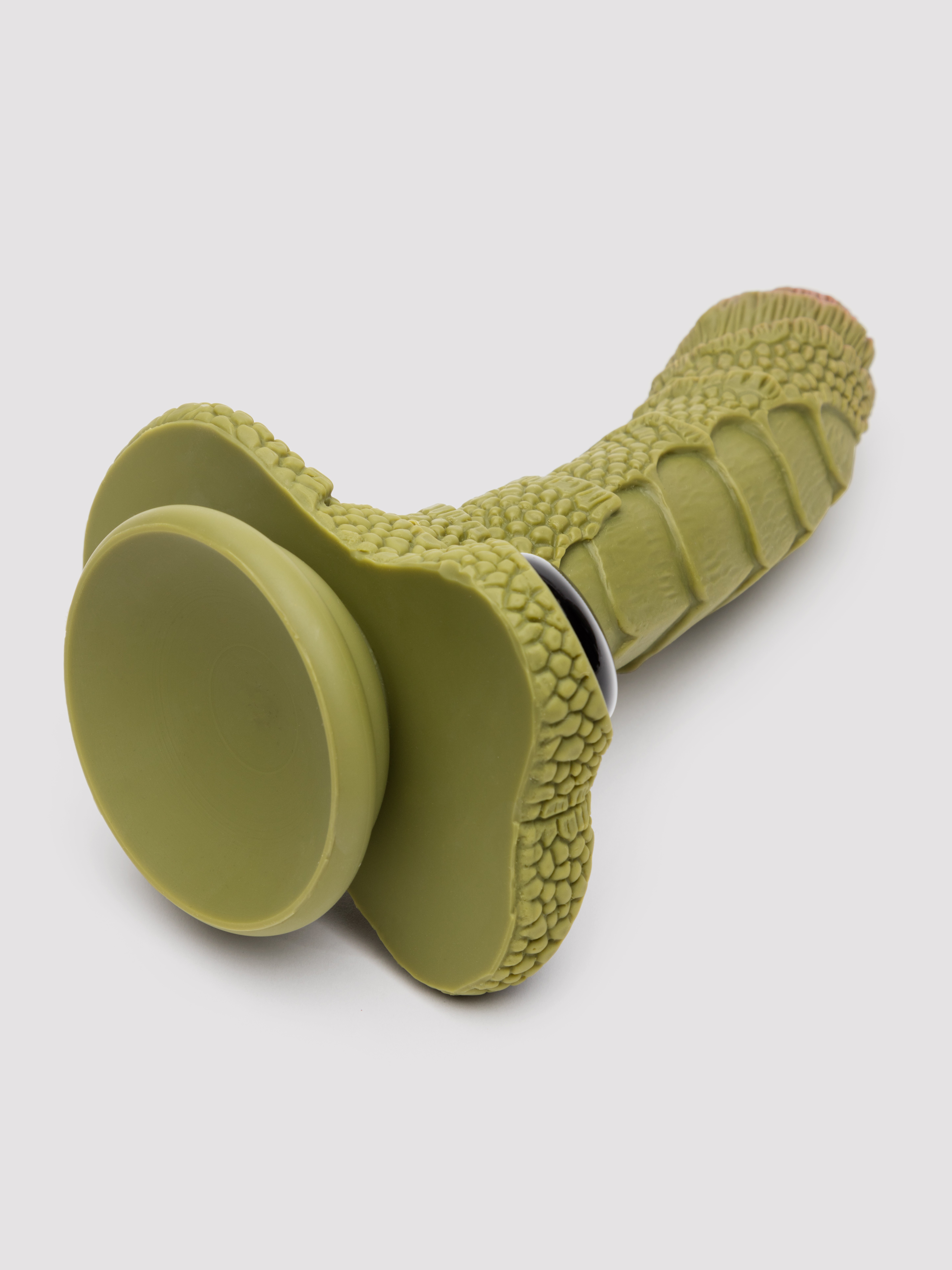 Creature Cock Swamp Monster Silicone Scaly Dildo, Green, hi-res