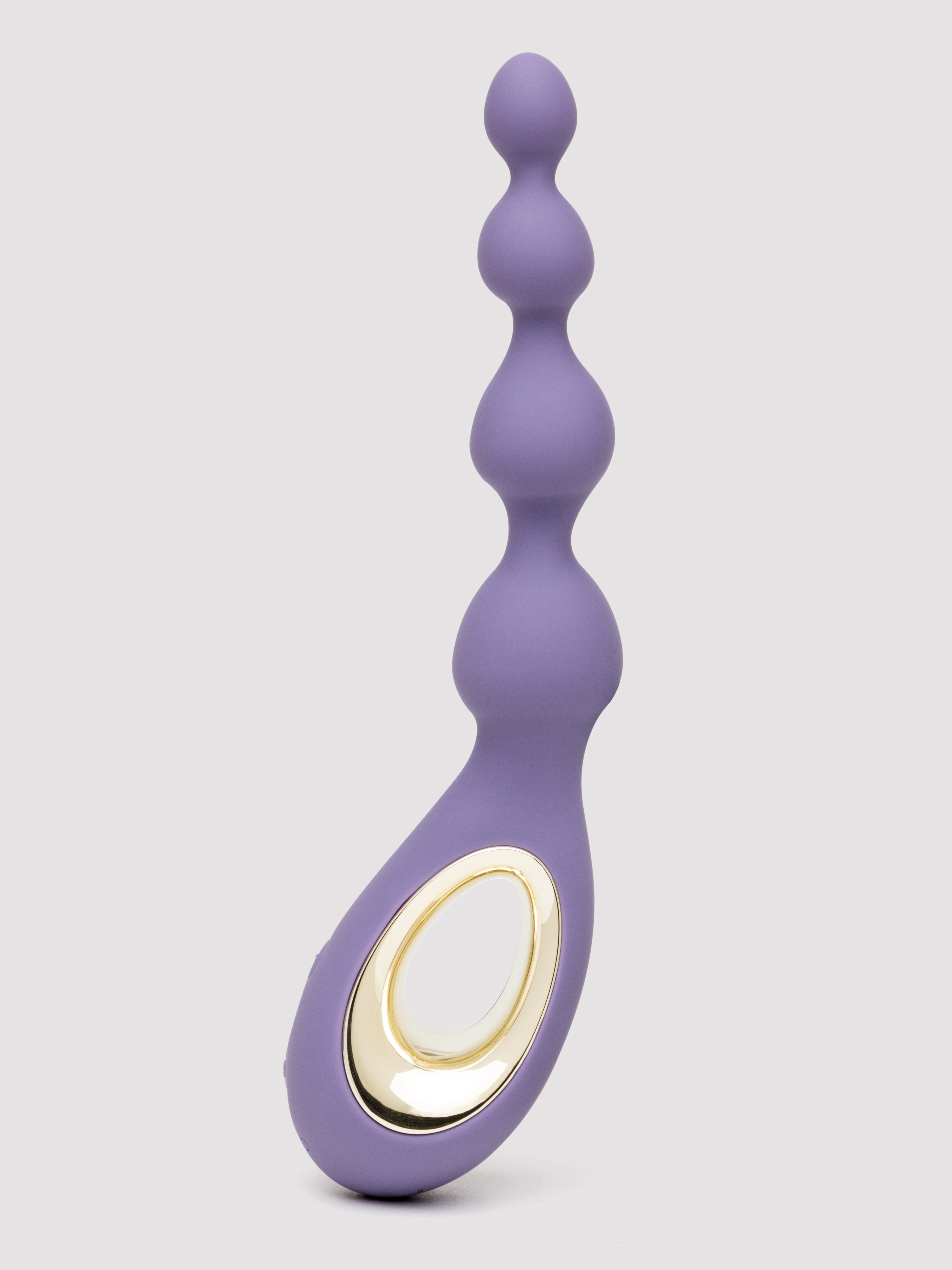 Lelo Soraya Vibrating Anal Beads Butt Plug, Purple, hi-res