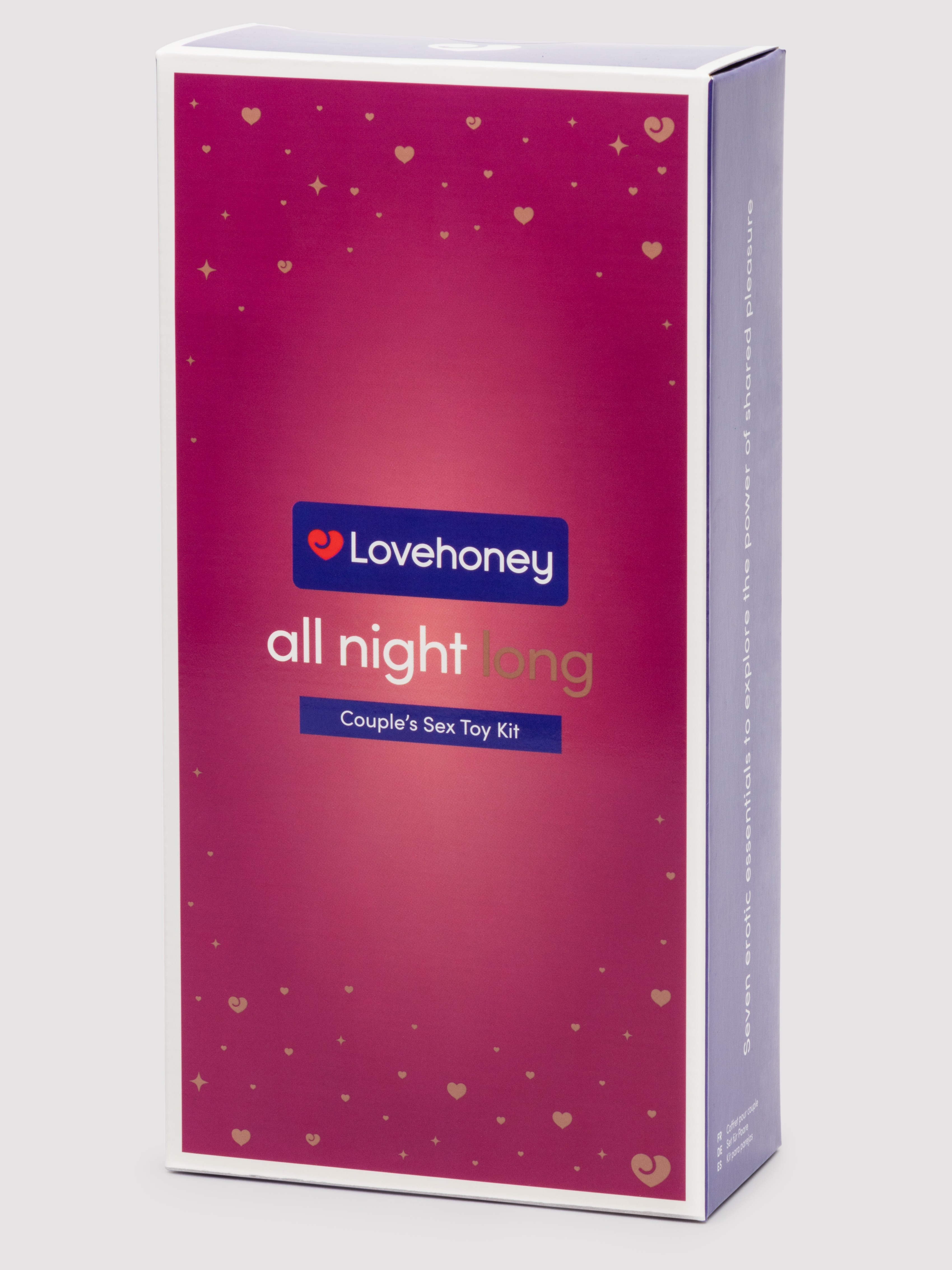 Lovehoney Indulge Valentine's Kit (7 Piece), Purple, hi-res