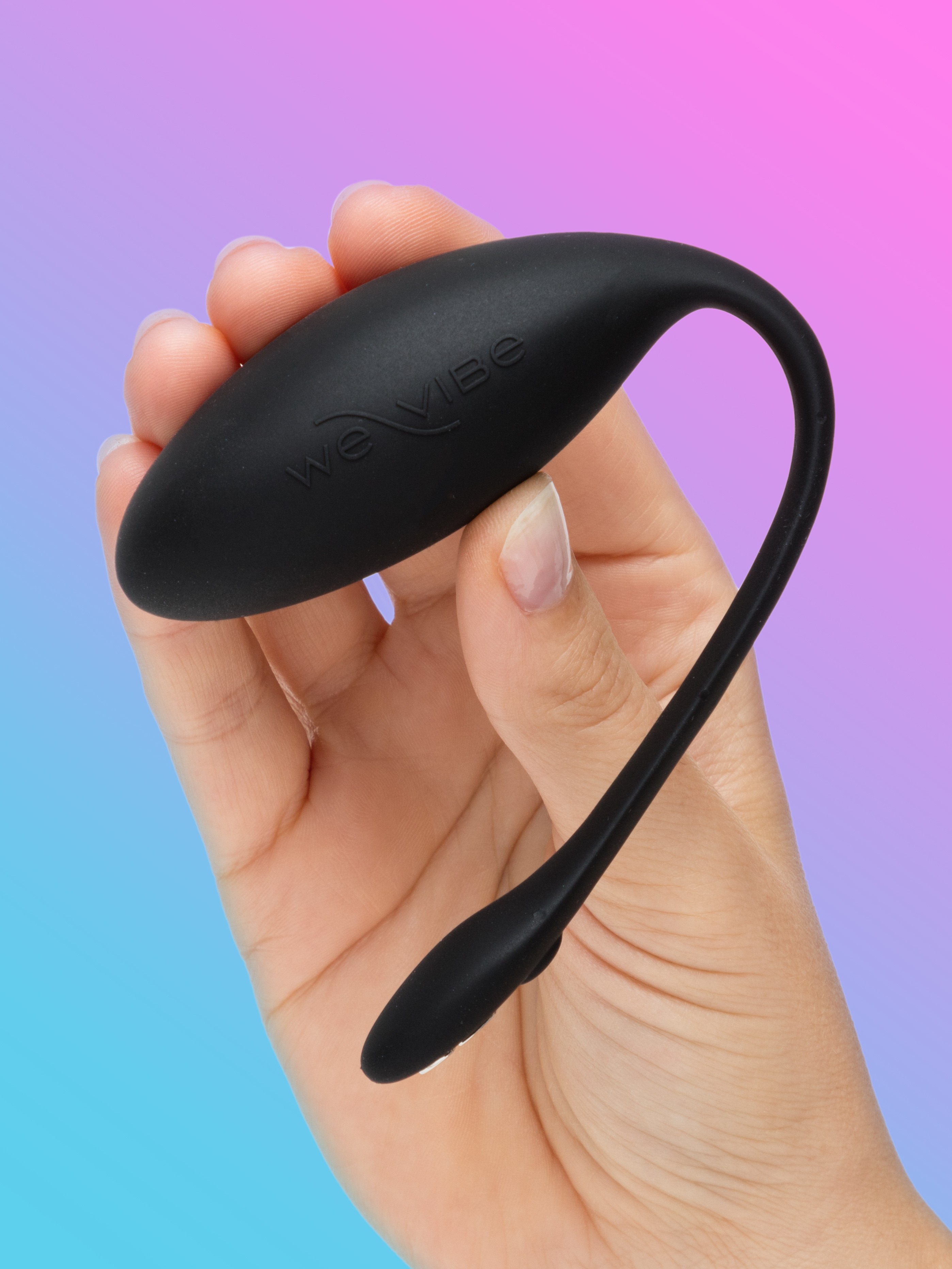 We-Vibe X Lovehoney Jive Lite App-Controlled Love Egg Vibrator, Black, hi-res
