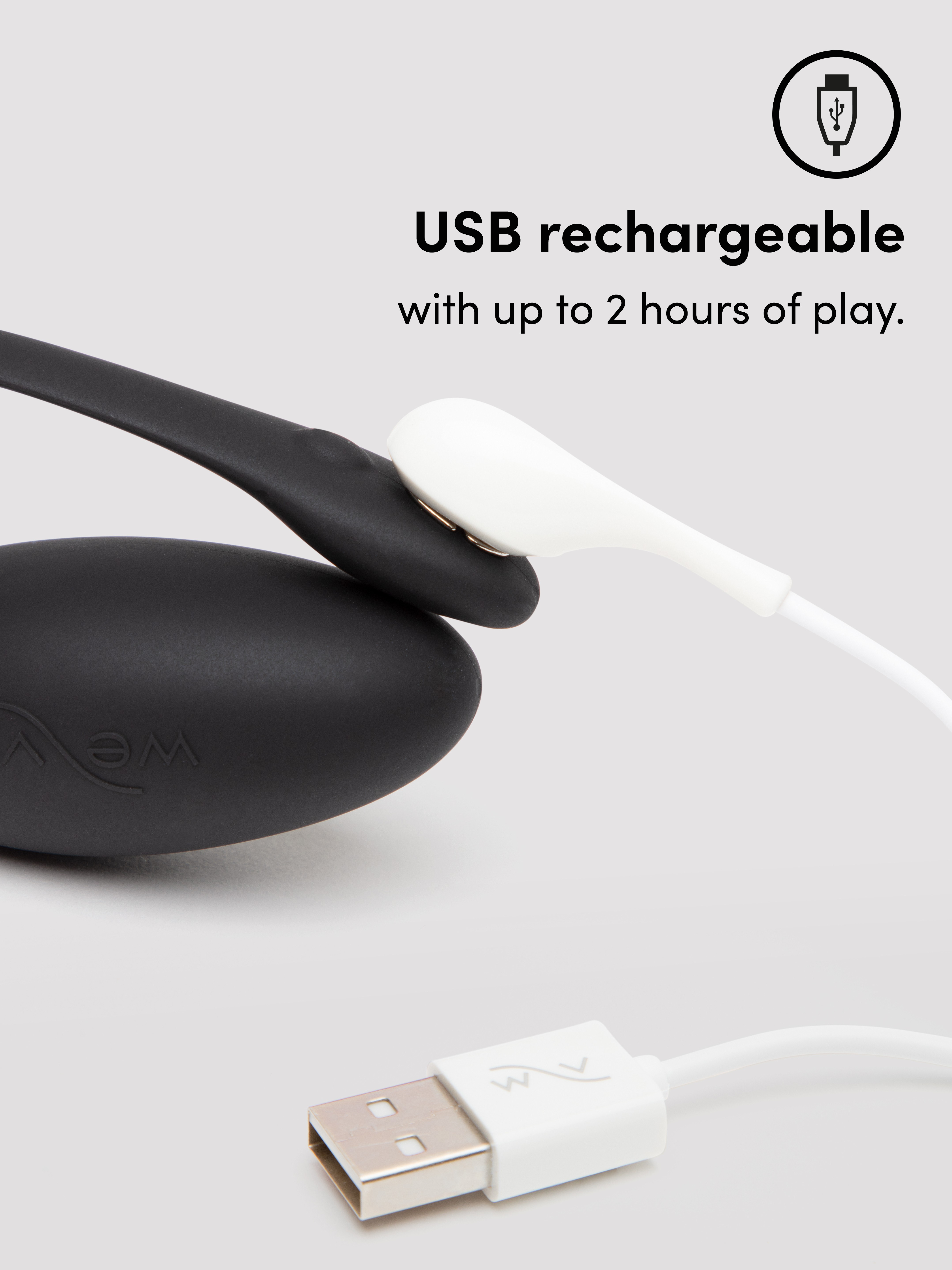 We-Vibe X Lovehoney Jive Lite App-Controlled Love Egg Vibrator, Black, hi-res