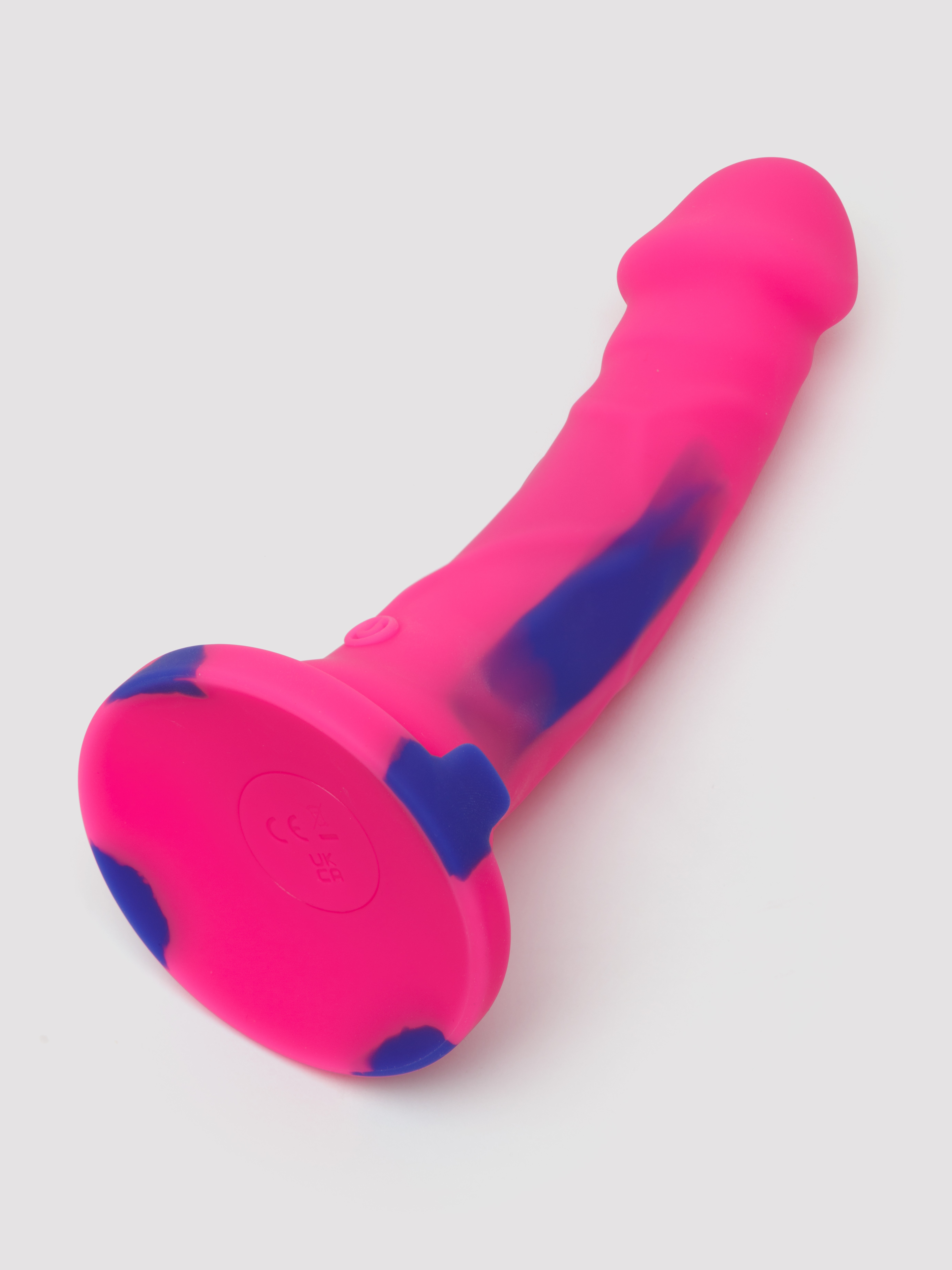 Lifelike Lover Luxe Realistic Multicoloured Silicone Vibrating Dildo 7 Inch, Pink, hi-res