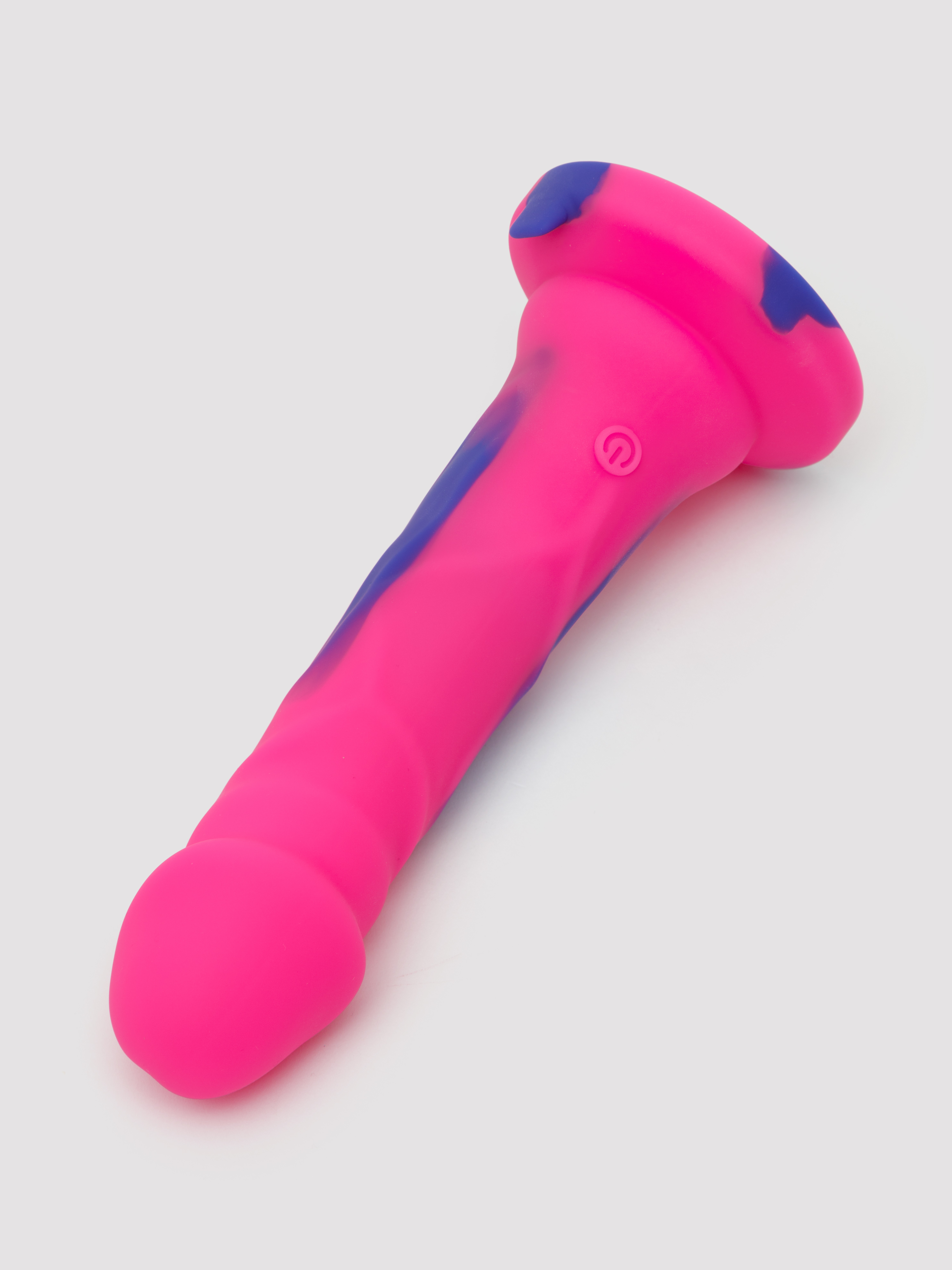Lifelike Lover Luxe Realistic Multicoloured Silicone Vibrating Dildo 7 Inch, Pink, hi-res