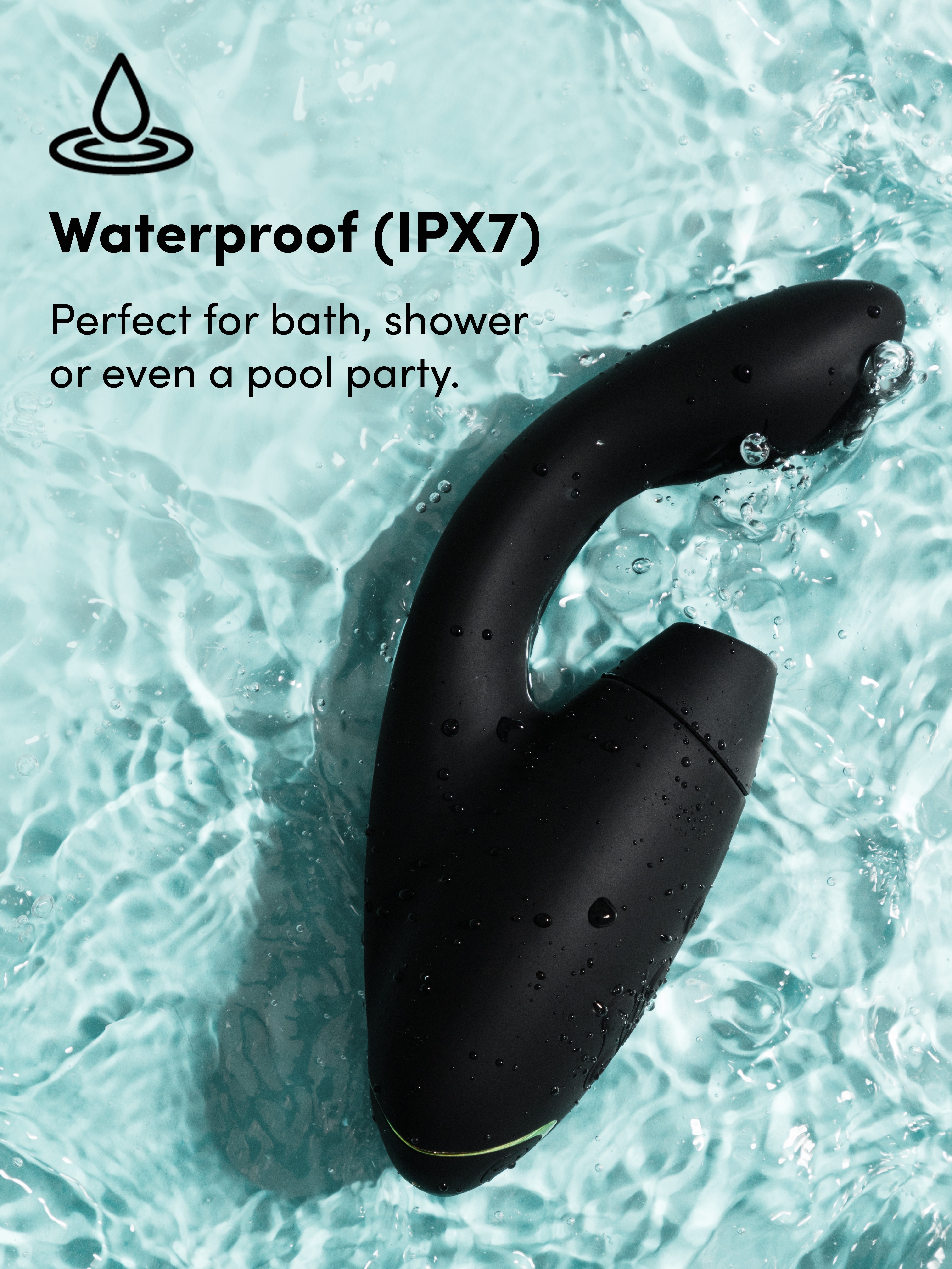 Womanizer Duo Rechargeable G-Spot and Clitoral Stimulator, Black, hi-res