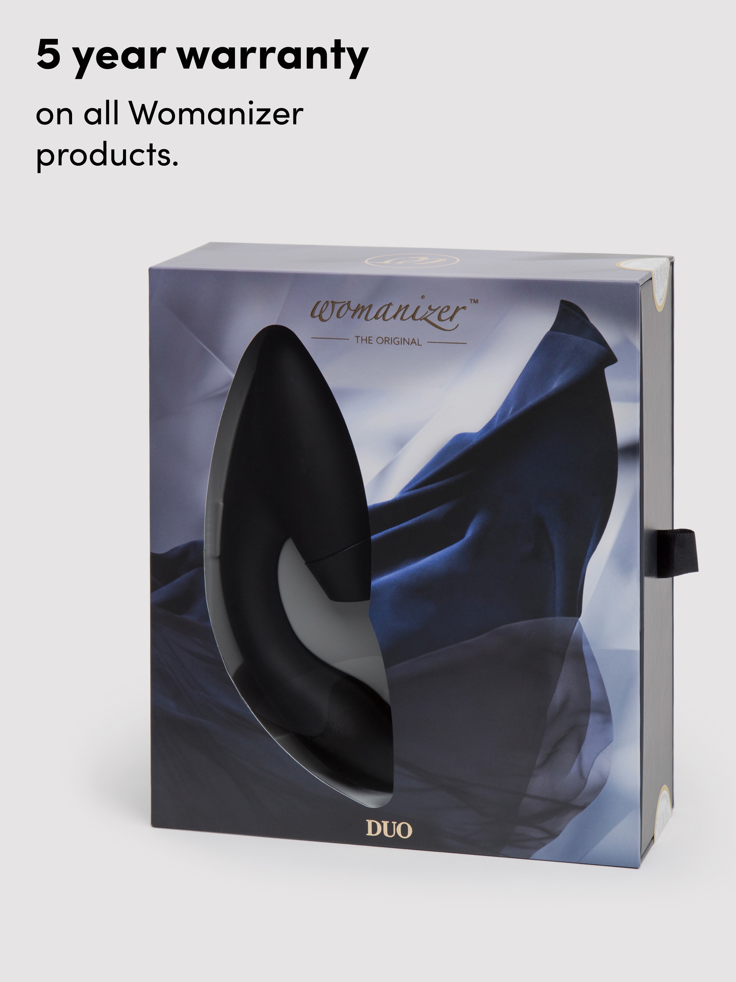 Womanizer Duo Rechargeable G-Spot and Clitoral Stimulator, Black, hi-res