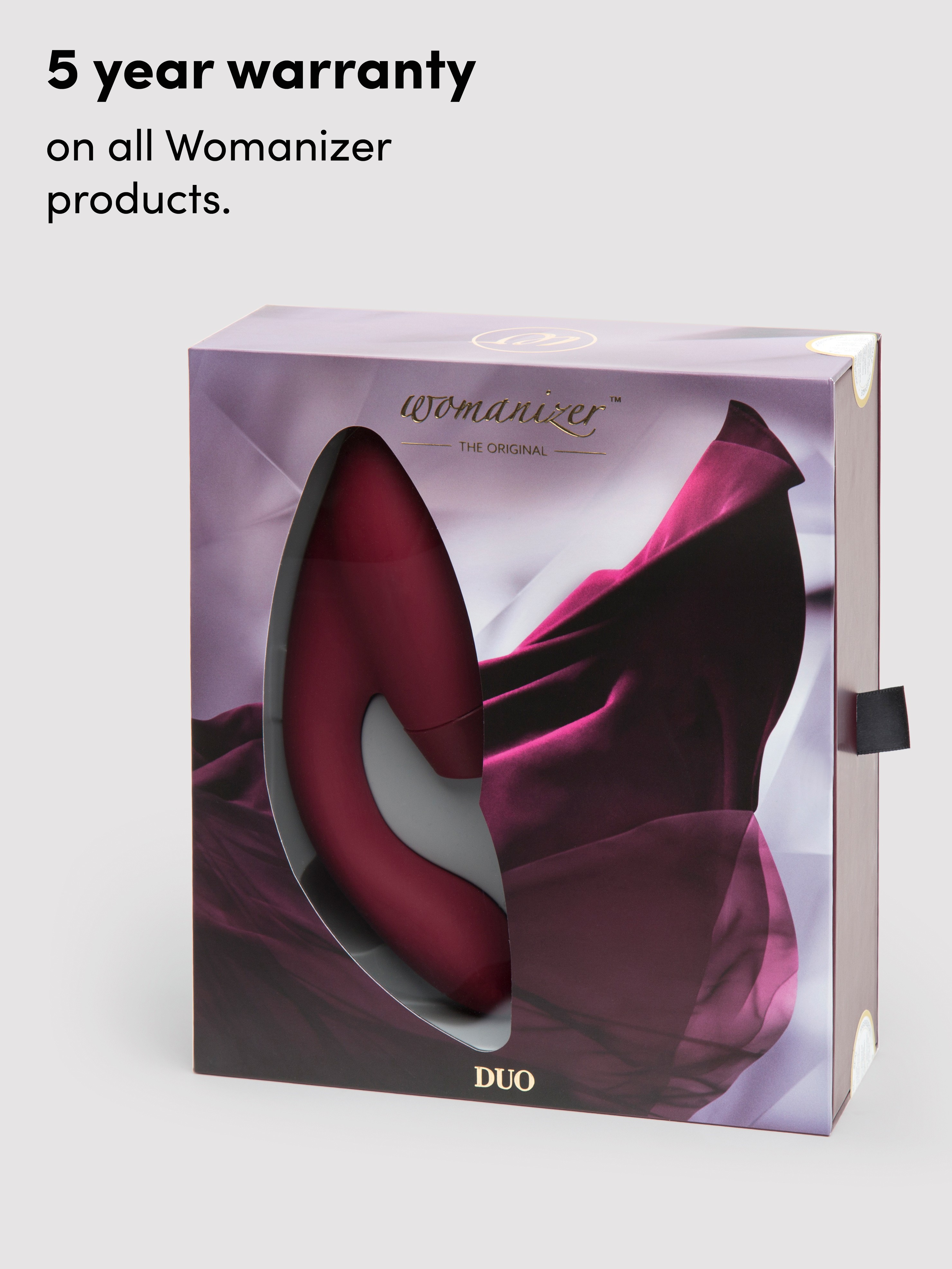 Womanizer Red Duo Rechargeable G-Spot and Clitoral Stimulator, Red, hi-res