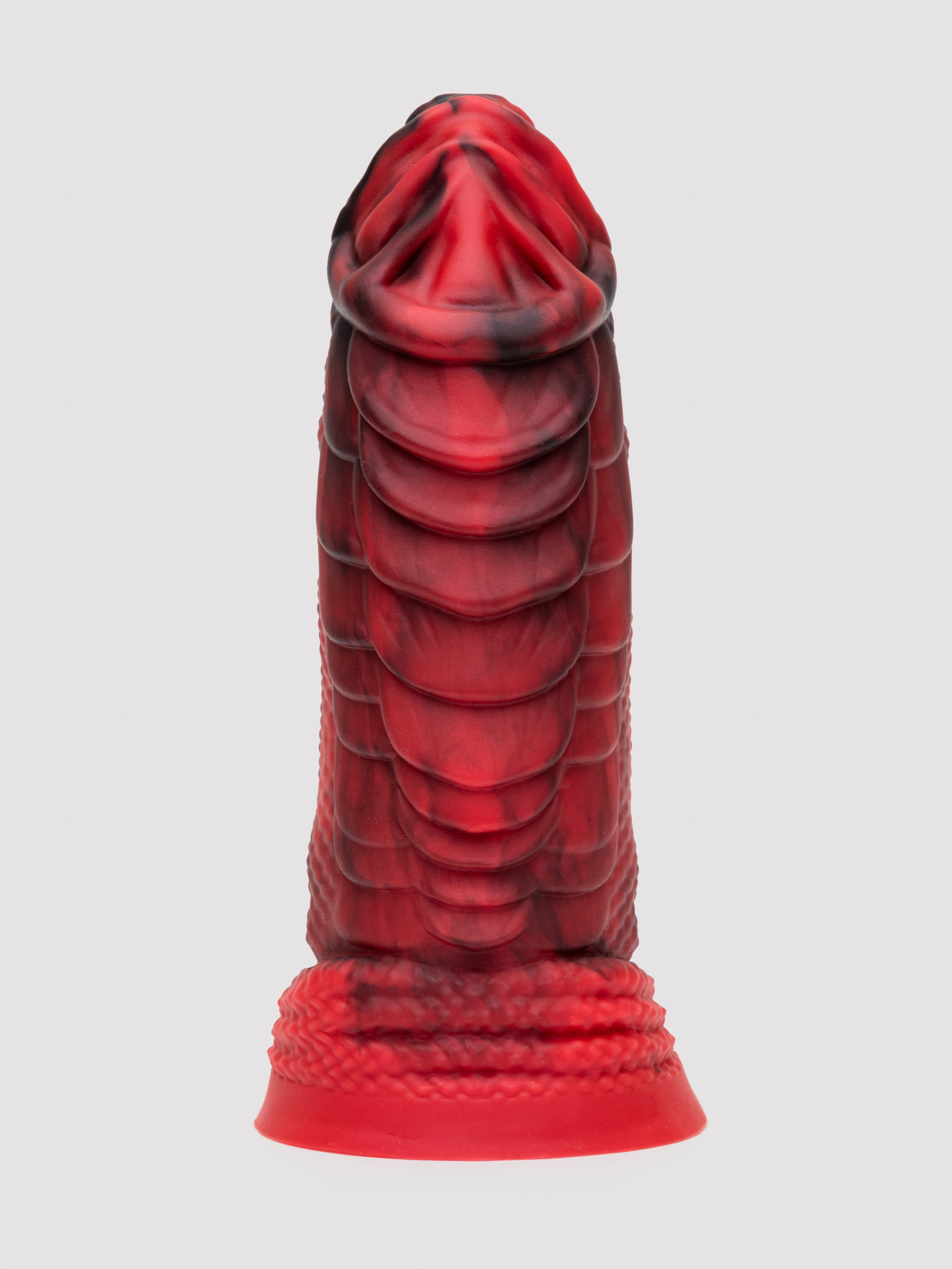 Lovehoney Pleasure Quest Girthy Fire Dragon Dildo, Red, hi-res