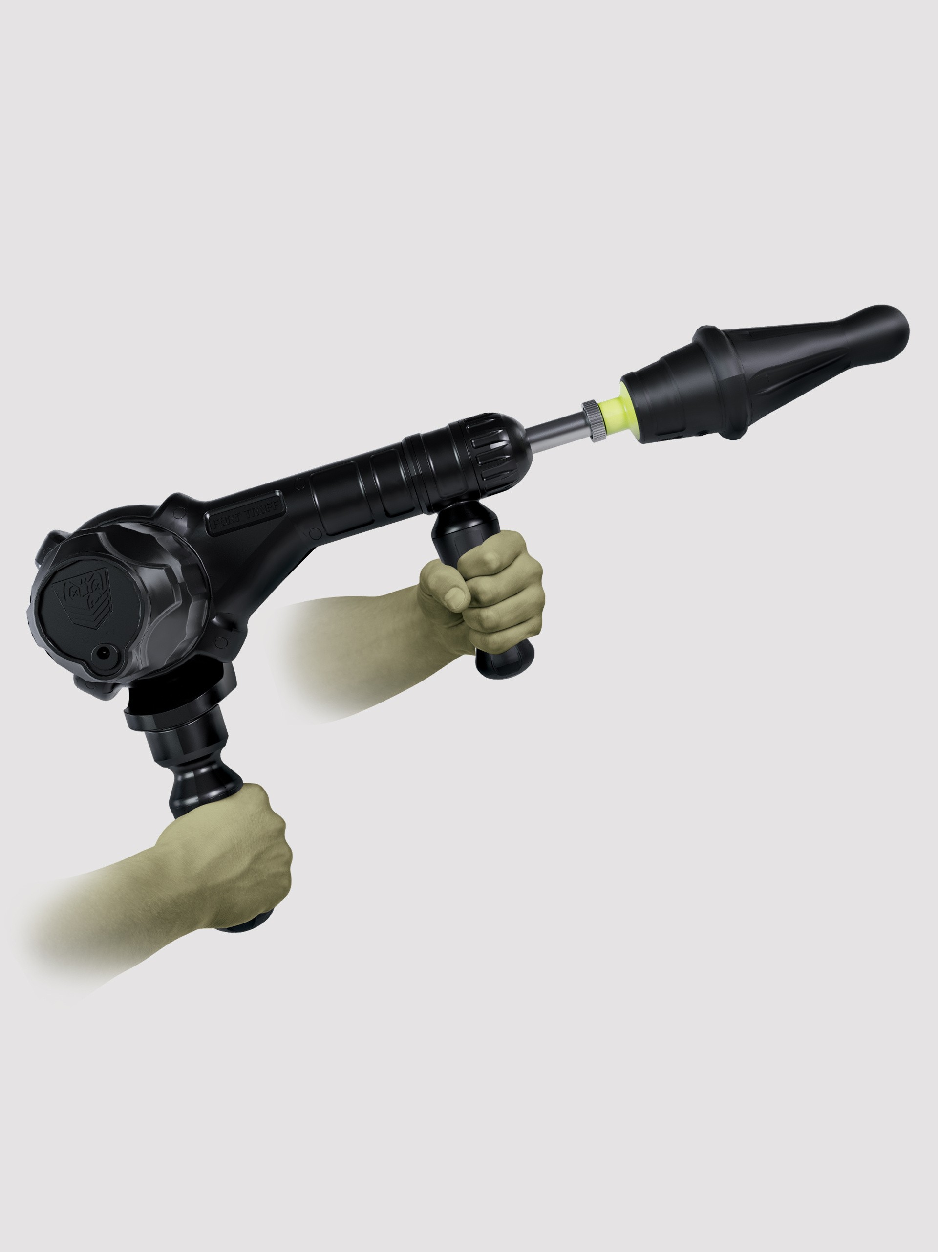 Doc Johnson Gunner 3-in-1 Modular Multifunction Rechargeable Sex Machine, Black, hi-res