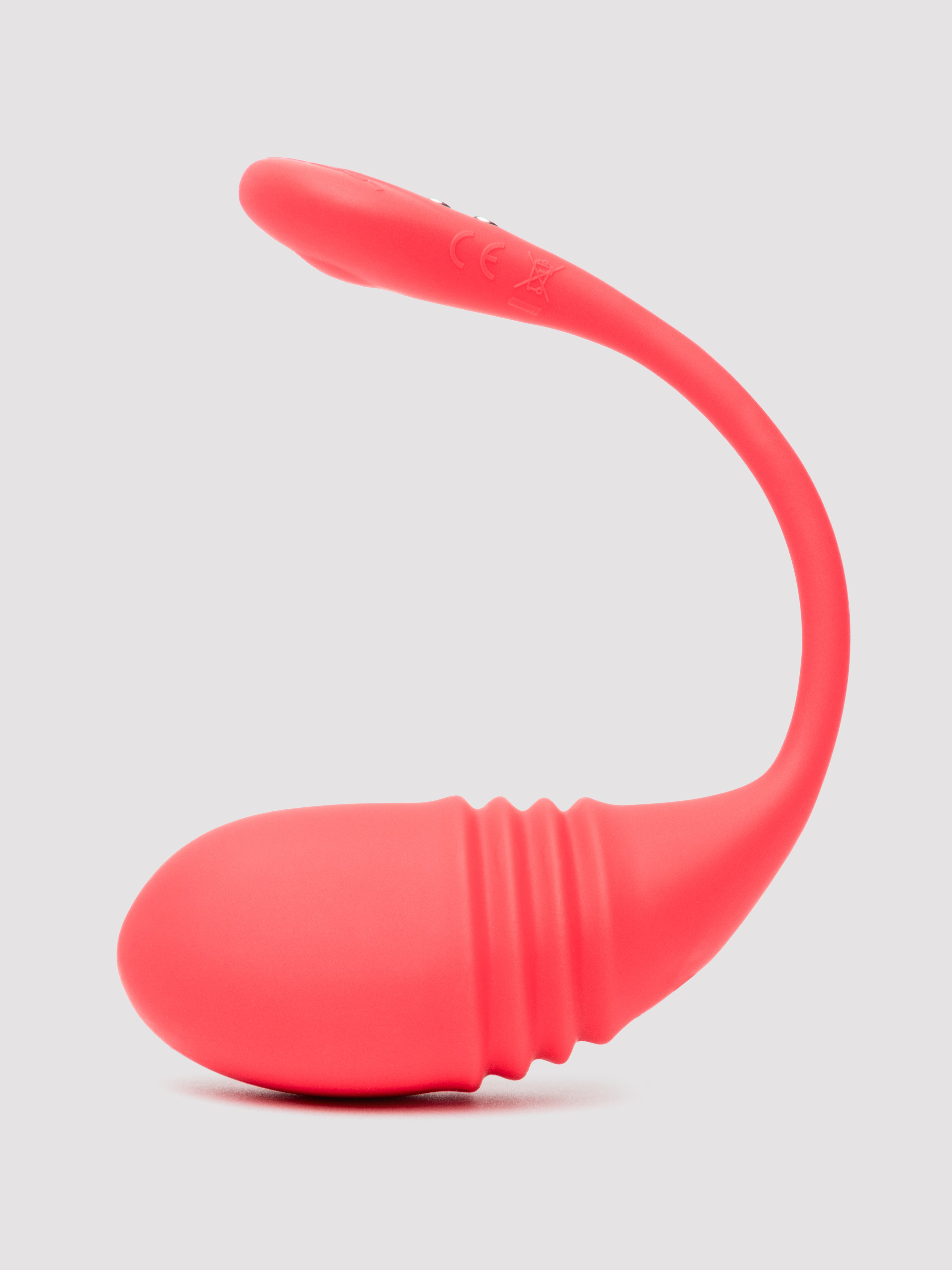Lovense Vulse App Controlled Thrusting and Vibrating Love Egg, Red, hi-res