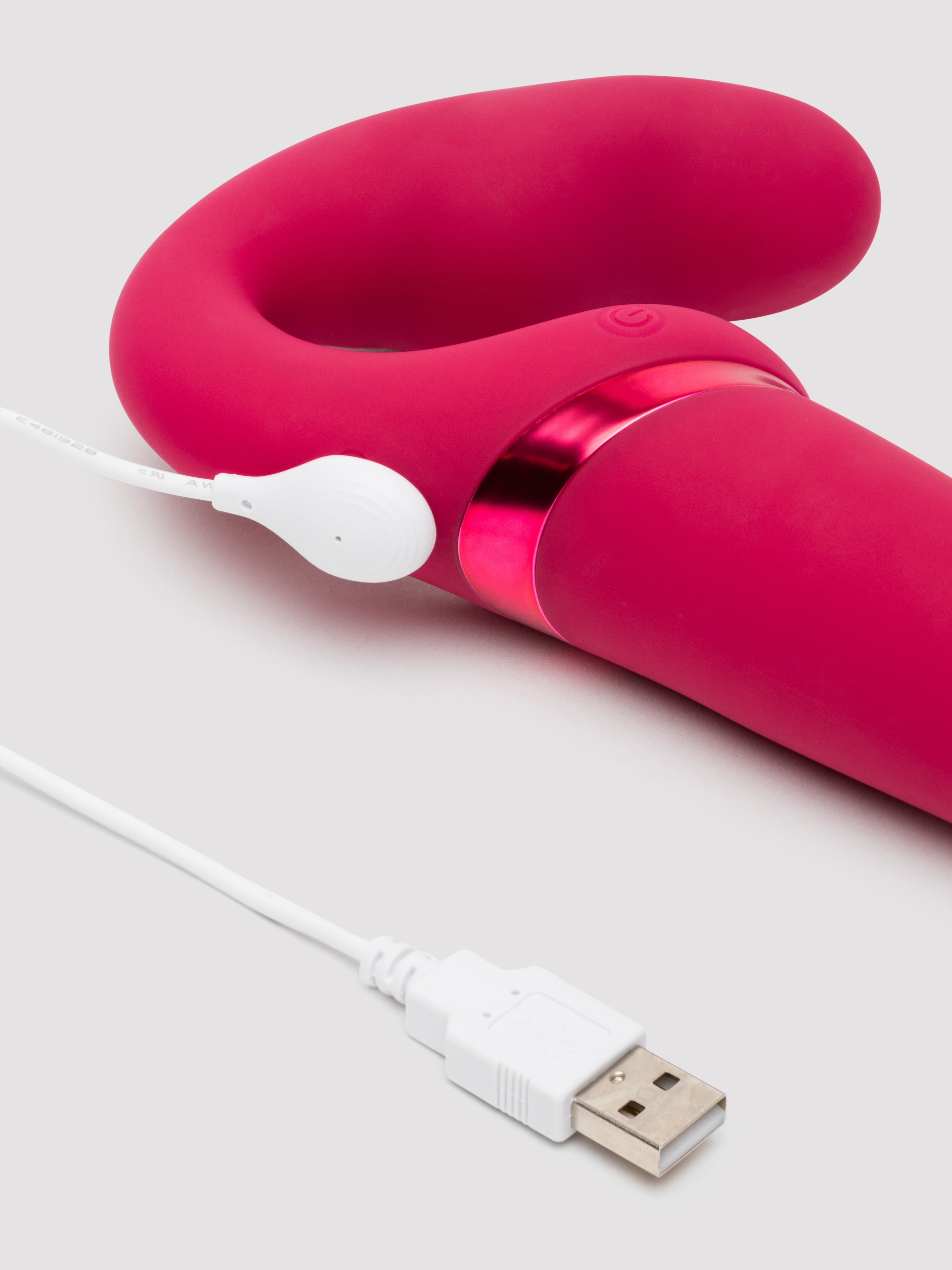 Lovense Lapis App Controlled Vibrating Strapless Strap-On, Pink, hi-res