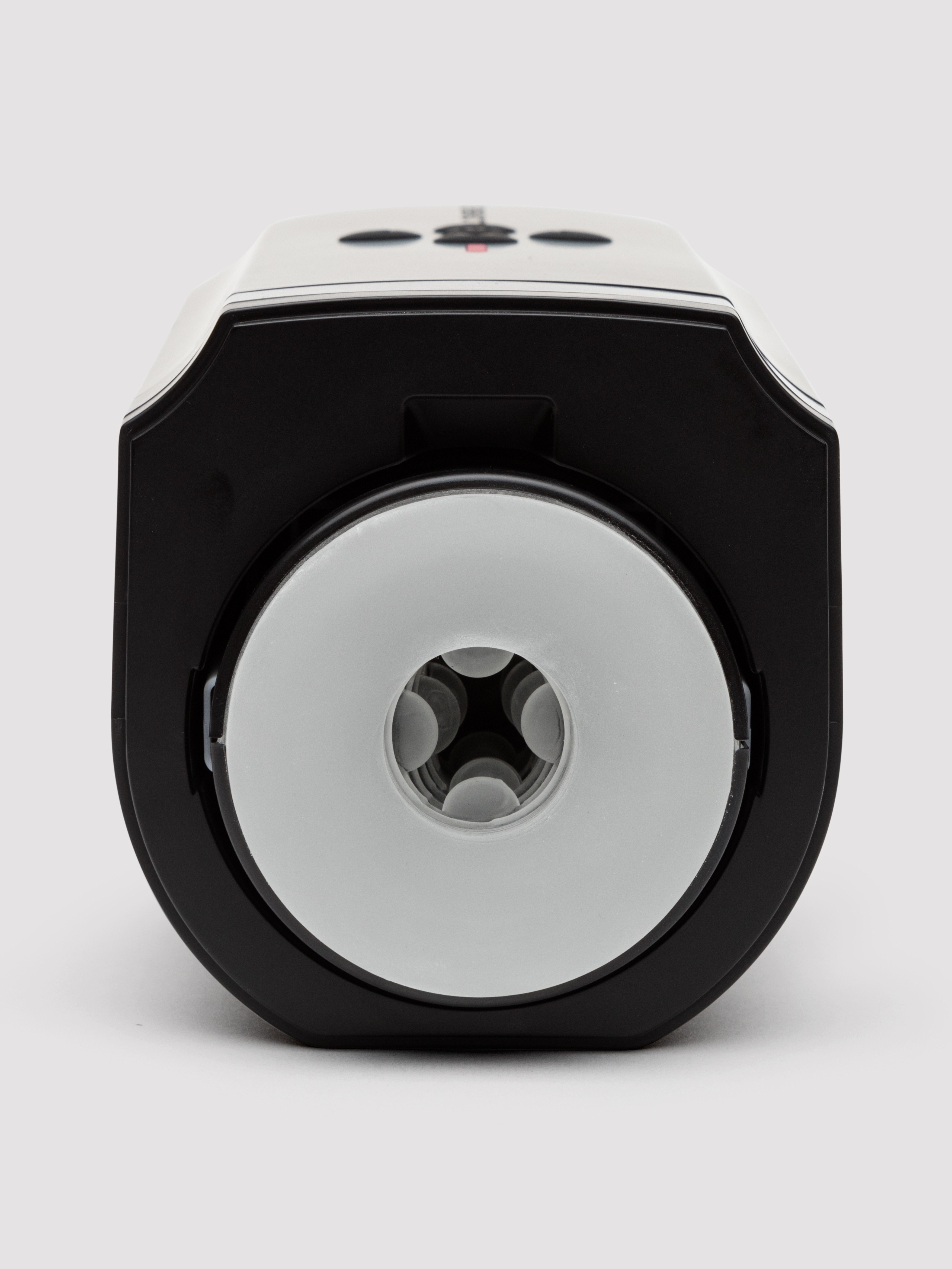 Lovense Solace App Controlled Rechargeable Thrusting Masturbator, Black, hi-res