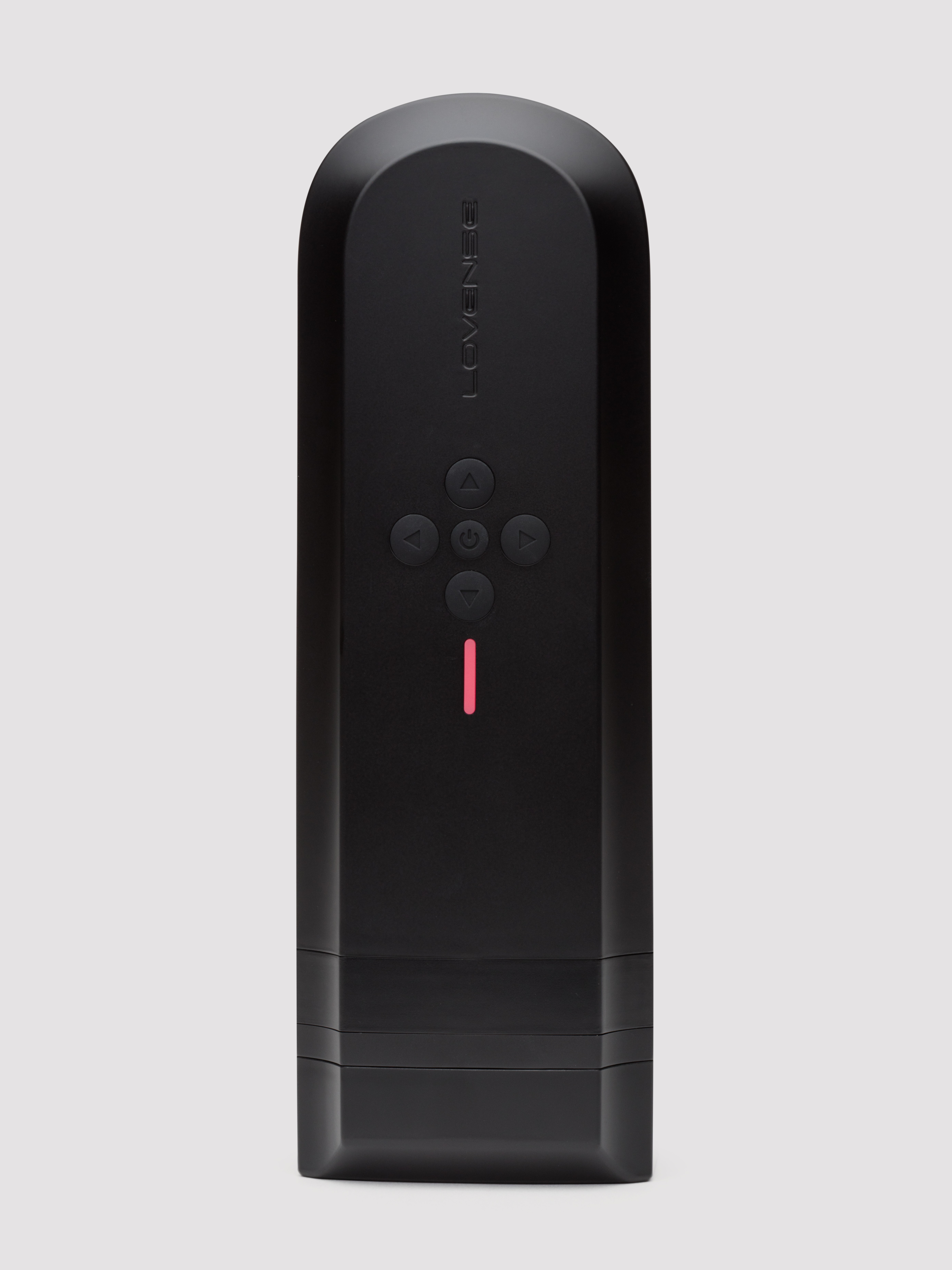 Lovense Solace App Controlled Rechargeable Thrusting Masturbator, Black, hi-res