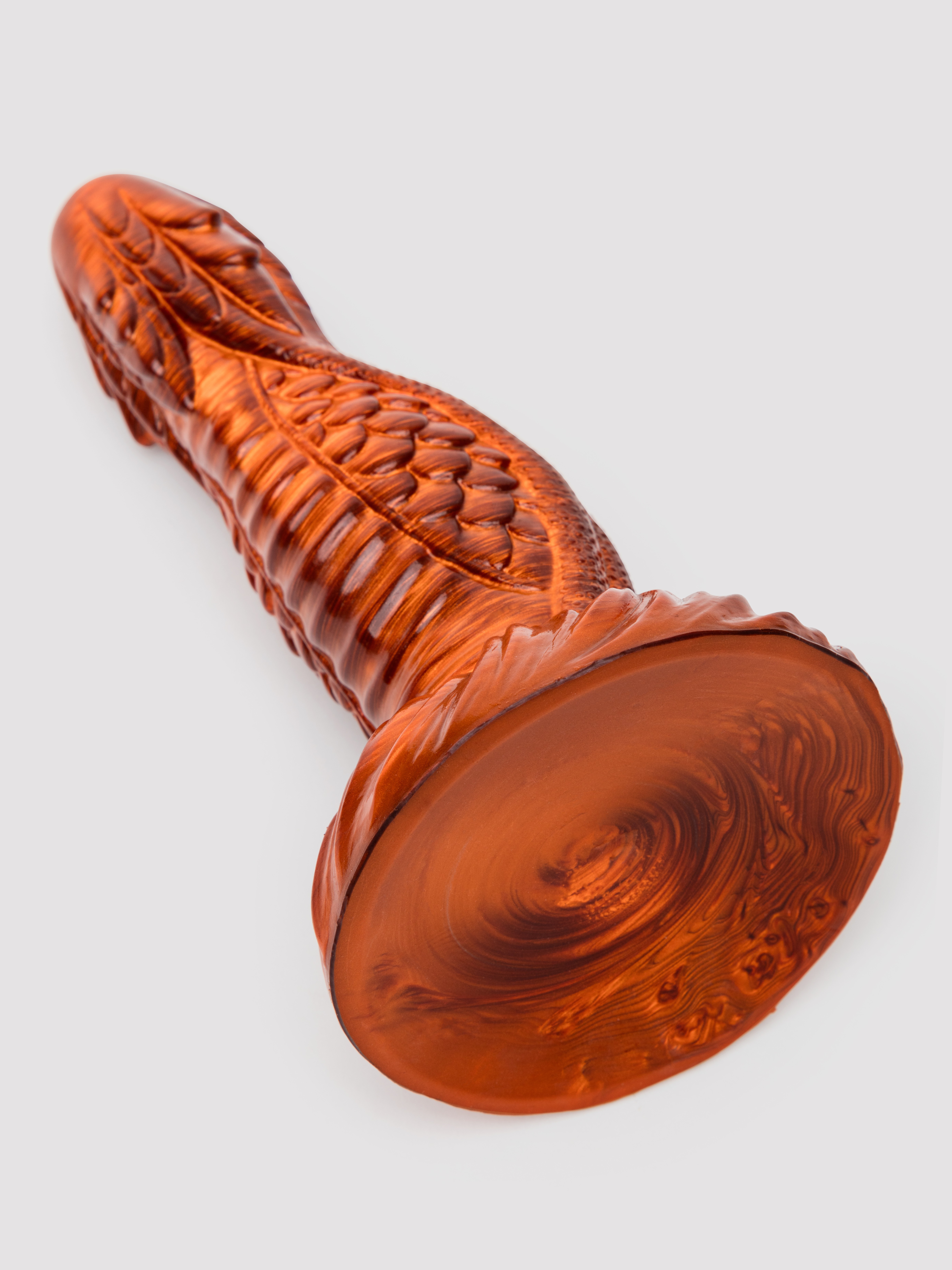 Lovehoney Lust Legend Fantasy Scaly Dragon Dildo, Orange, hi-res